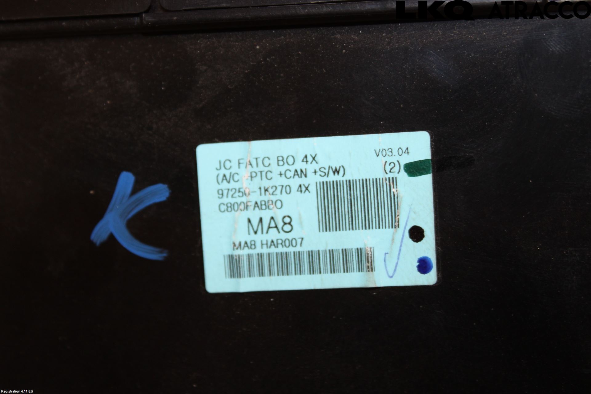 Hyundai ix20 Värmereglage