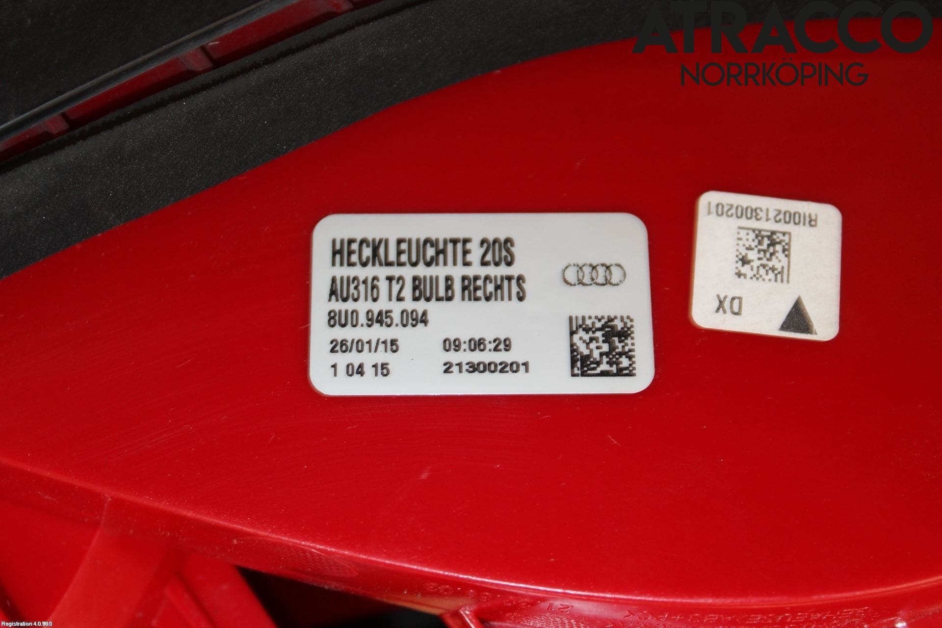 Audi Q3 8U 12-18 Bakljus Höger