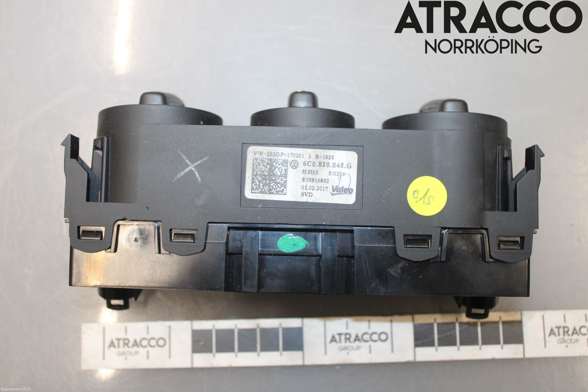 Volkswagen VW POLO 10-17 Värmereglage