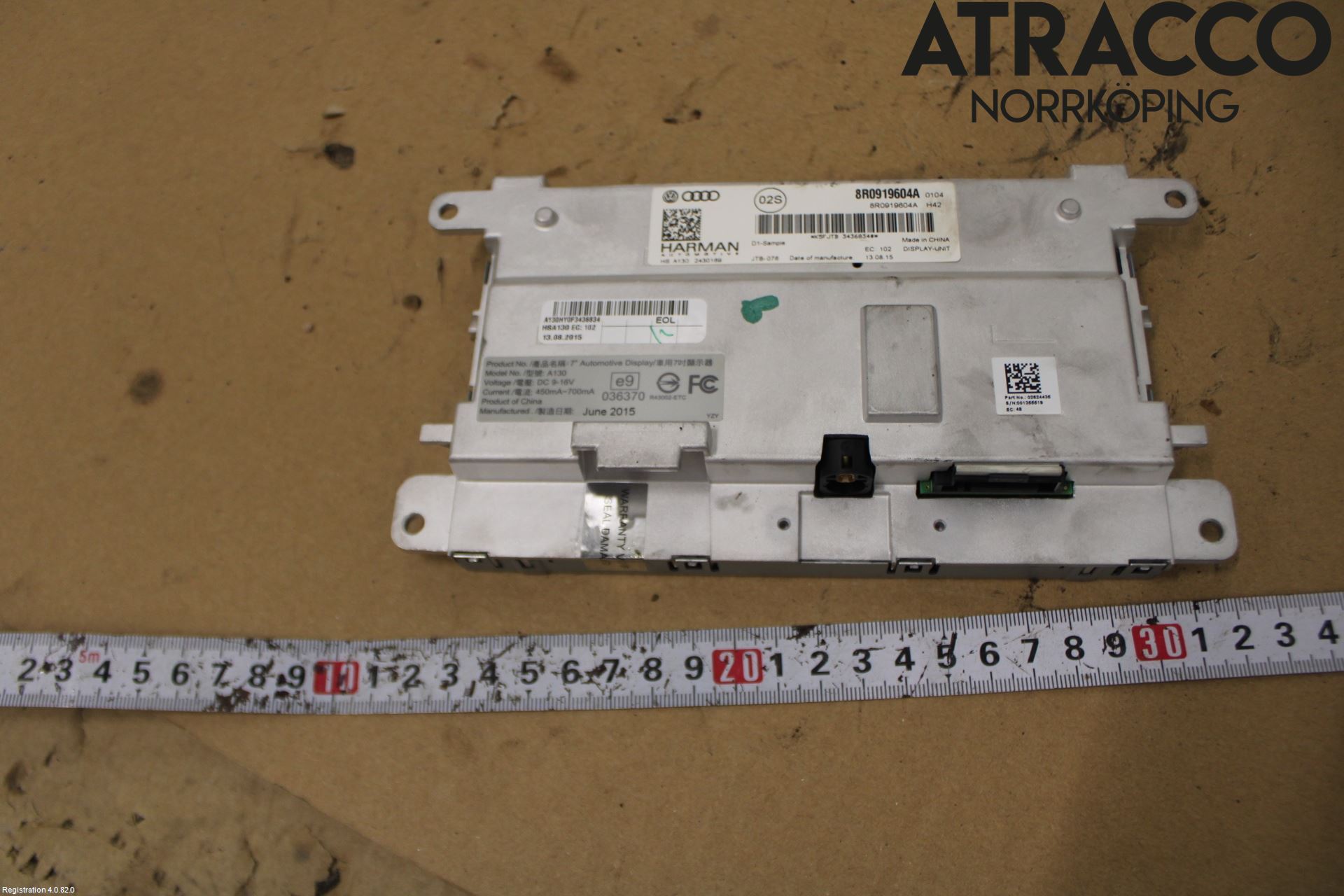 Audi A4 12-15 Multifunktionsdisplay