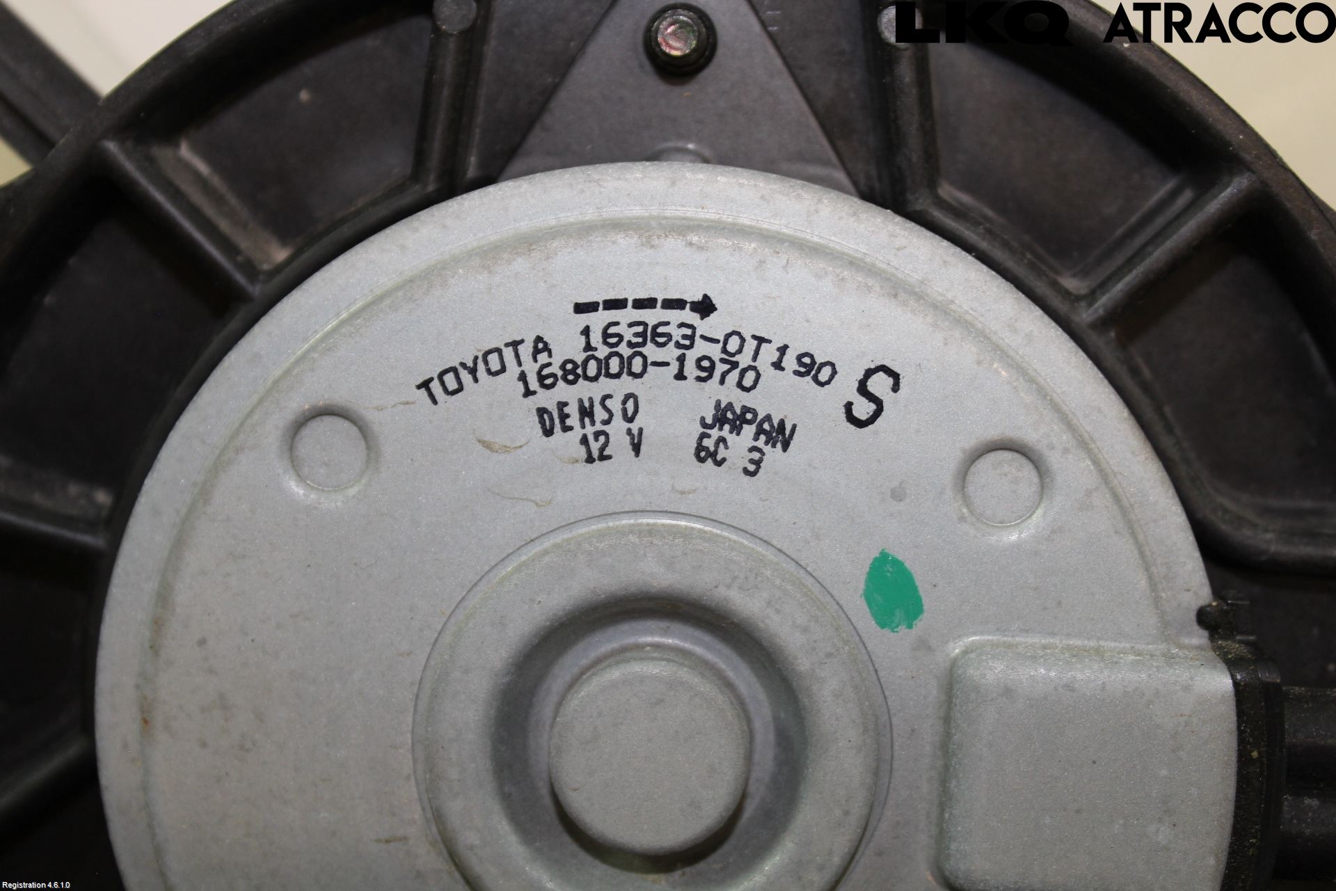 Toyota COROLLA 19- Kylfläkt El