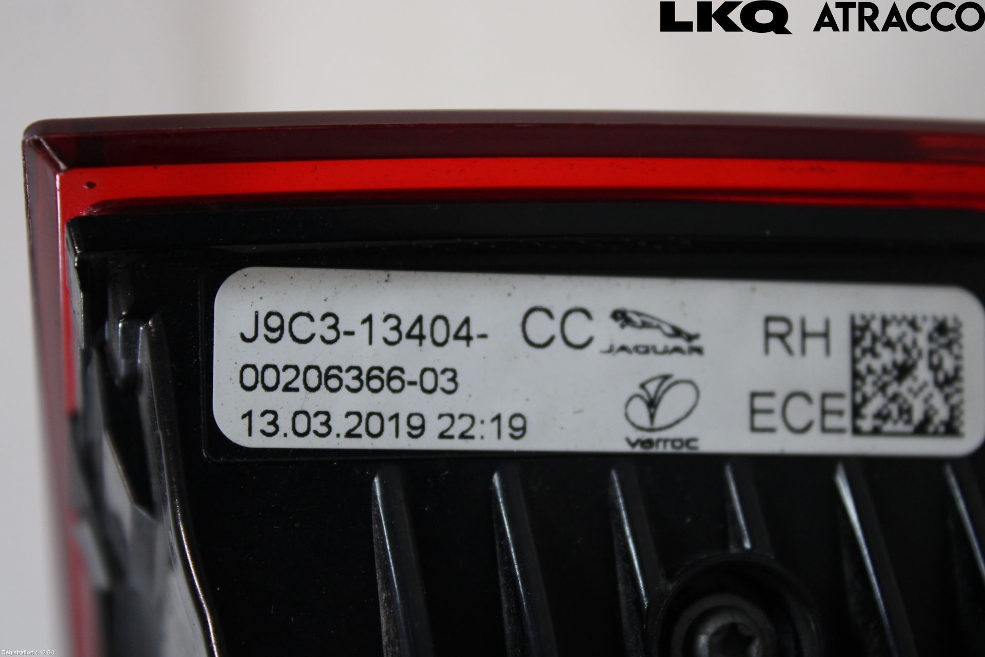 Jaguar E-PACE 17- Bakljus Höger
