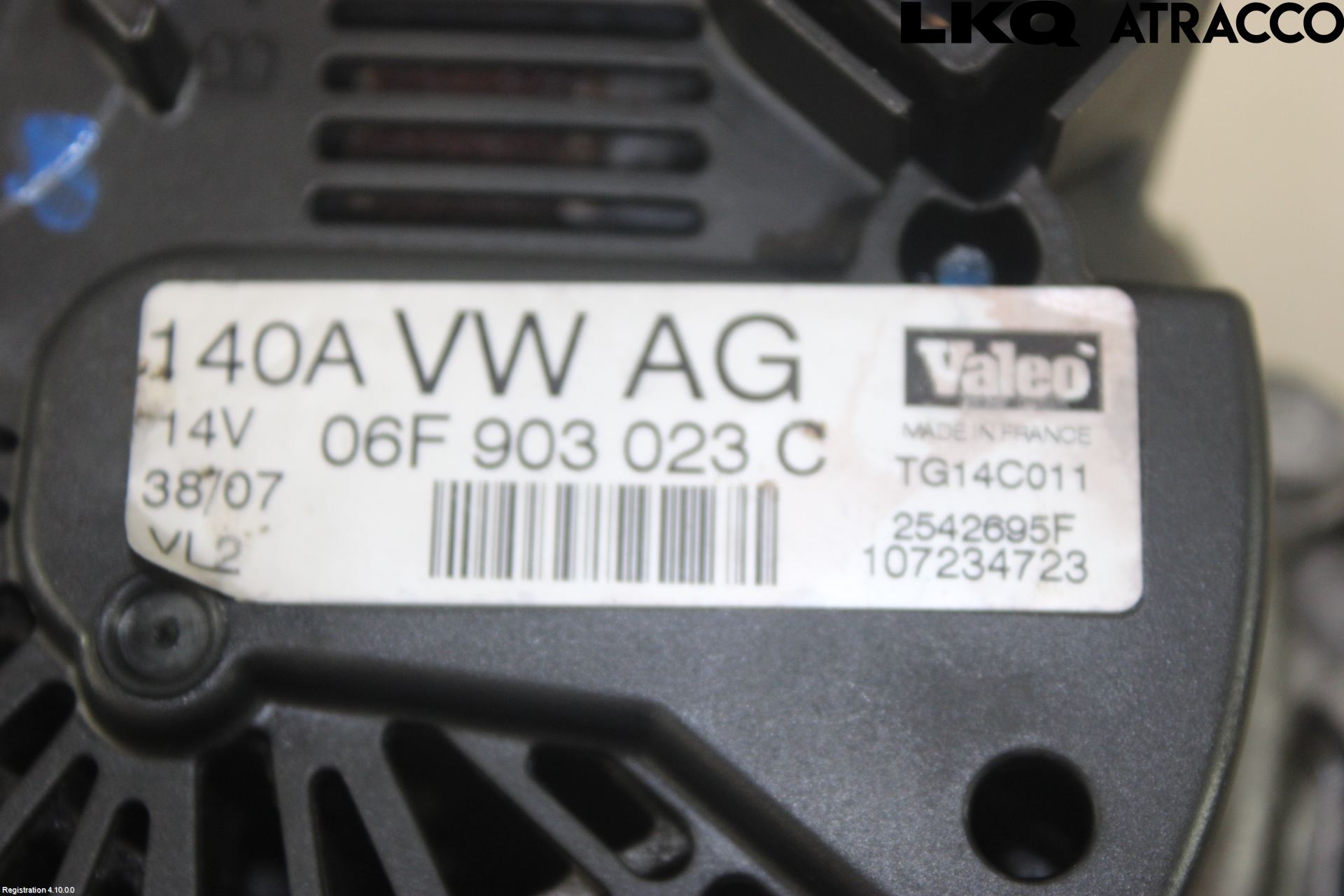 Audi A3/S3 05-13 Generator