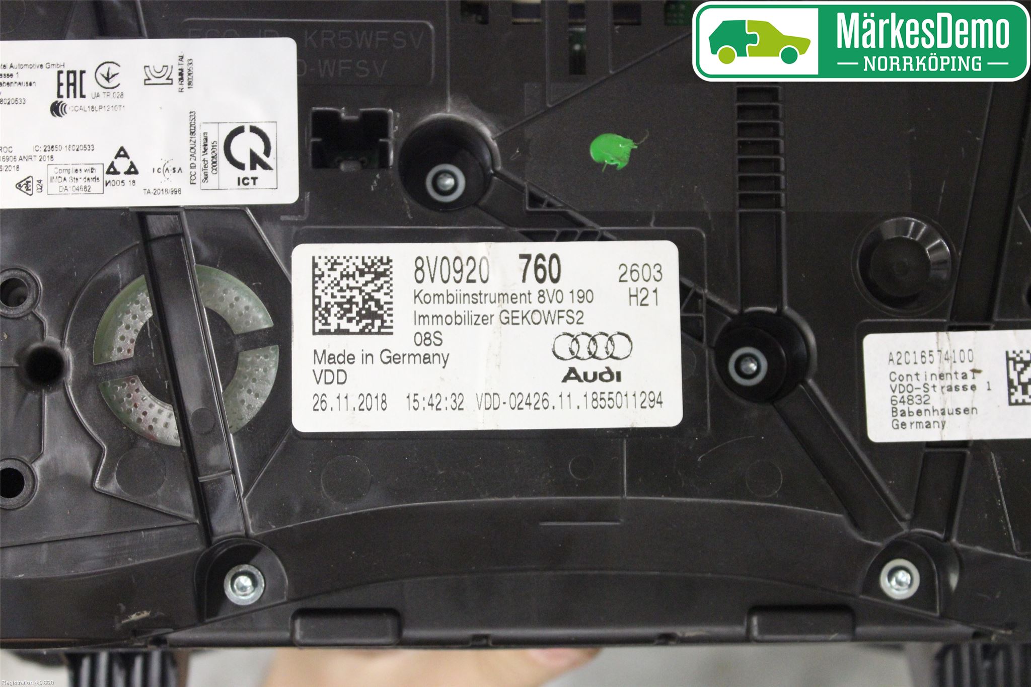 Audi A3/S3 8V 13-20 Instrument Komb