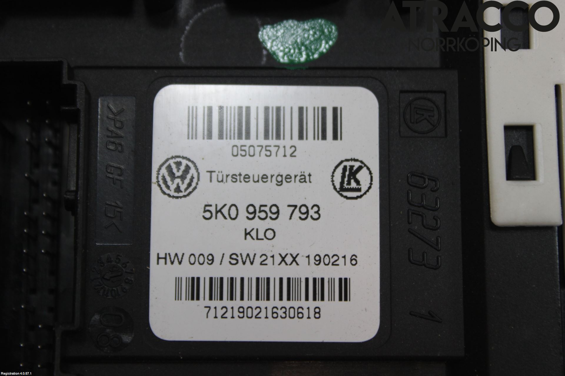 Volkswagen VW CADDY 16-20 Fönsterhiss El Kompl