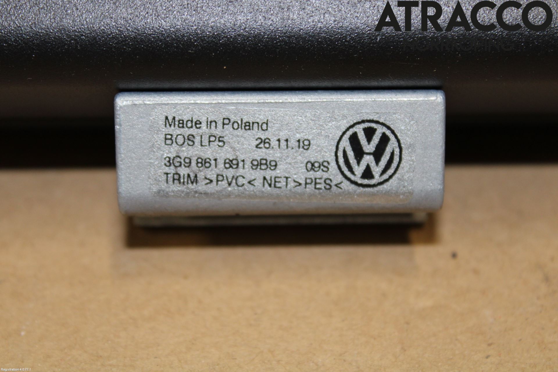 Volkswagen VW PASSAT 15-19 Lastnät