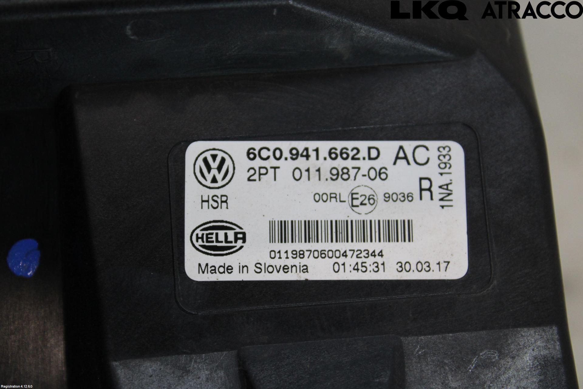 Volkswagen VW POLO 10-17 Dimljus-Varselljus Fram