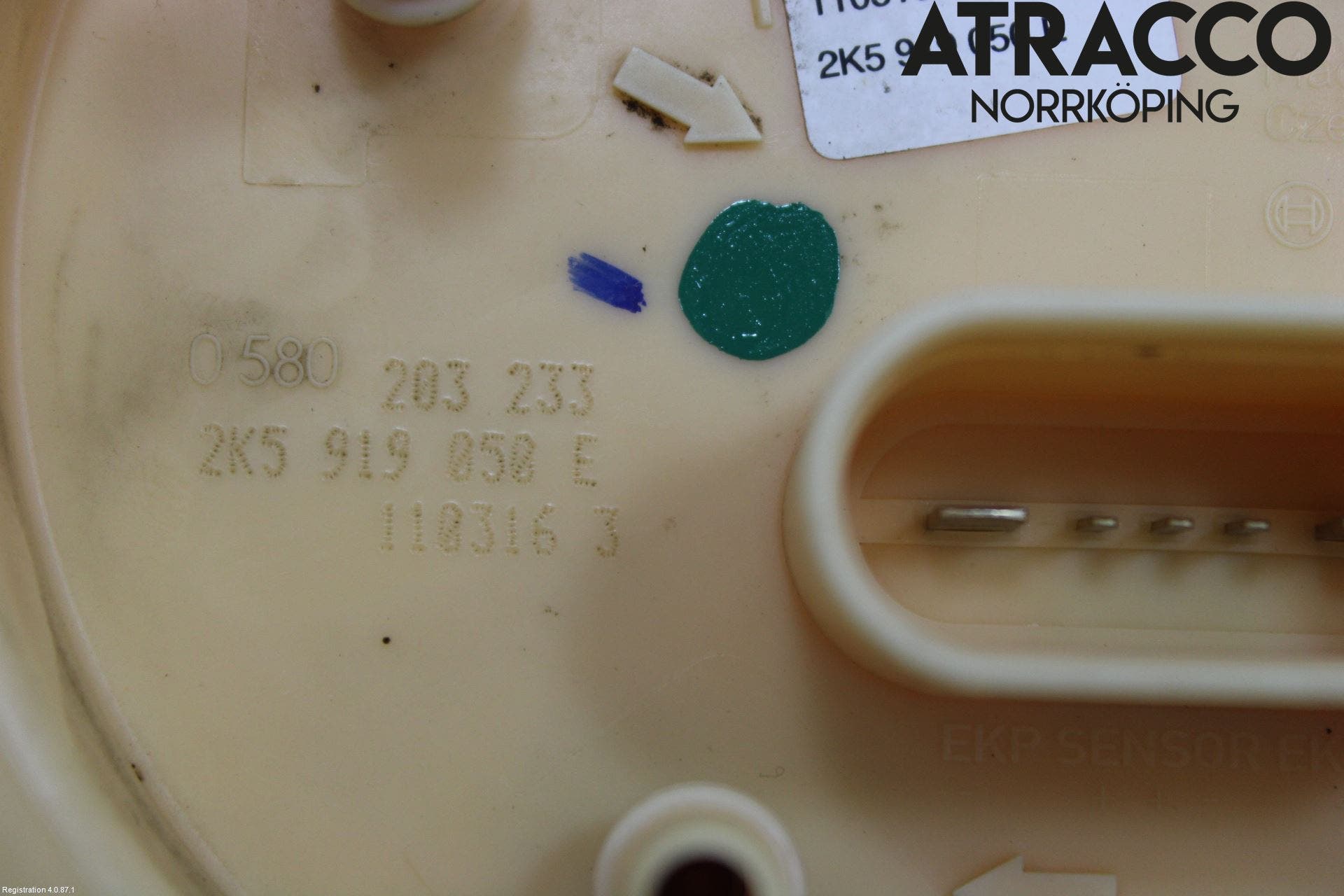 Volkswagen VW CADDY 16-20 Bränslepump El