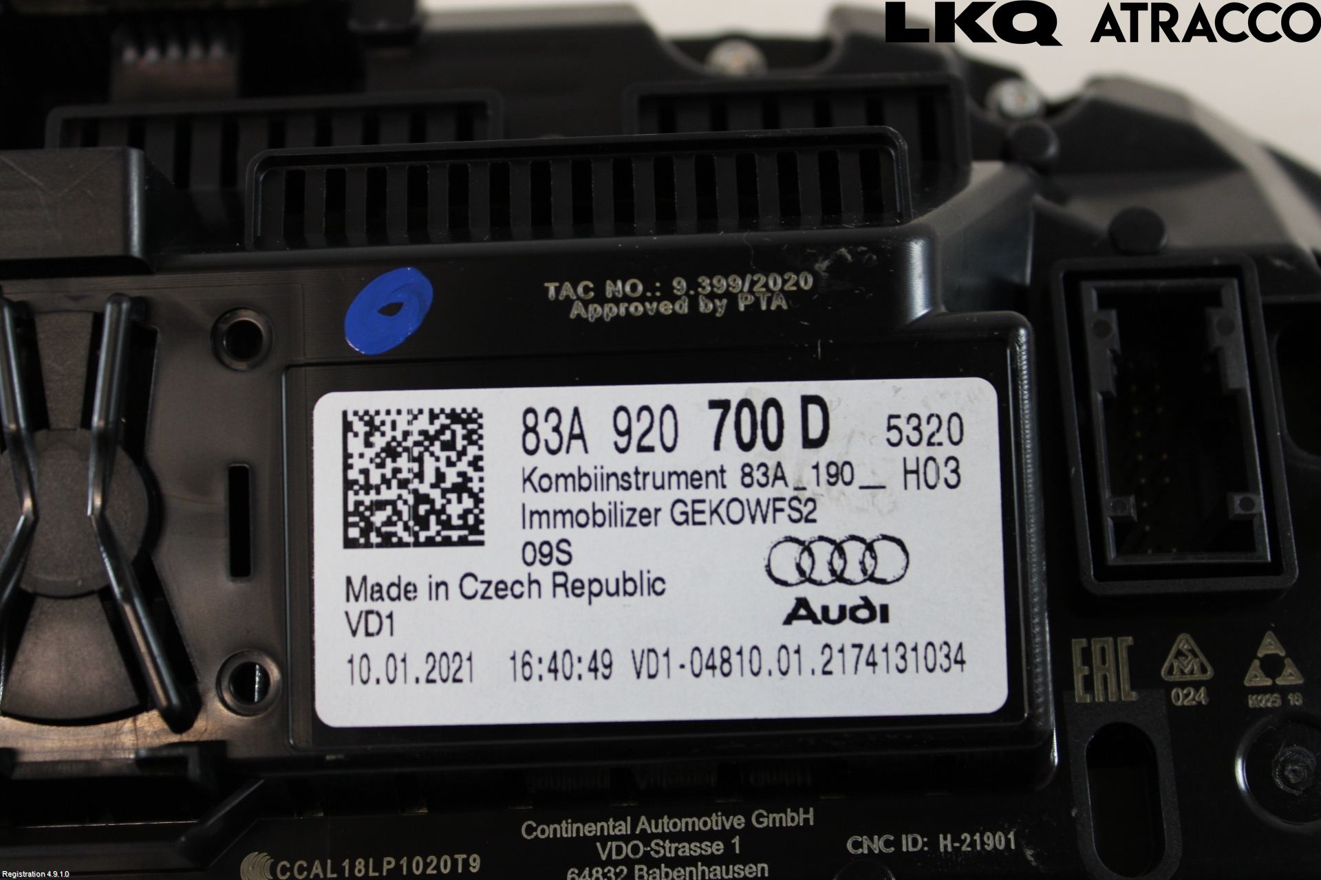 Audi Q3 F3 19- Instrument Komb