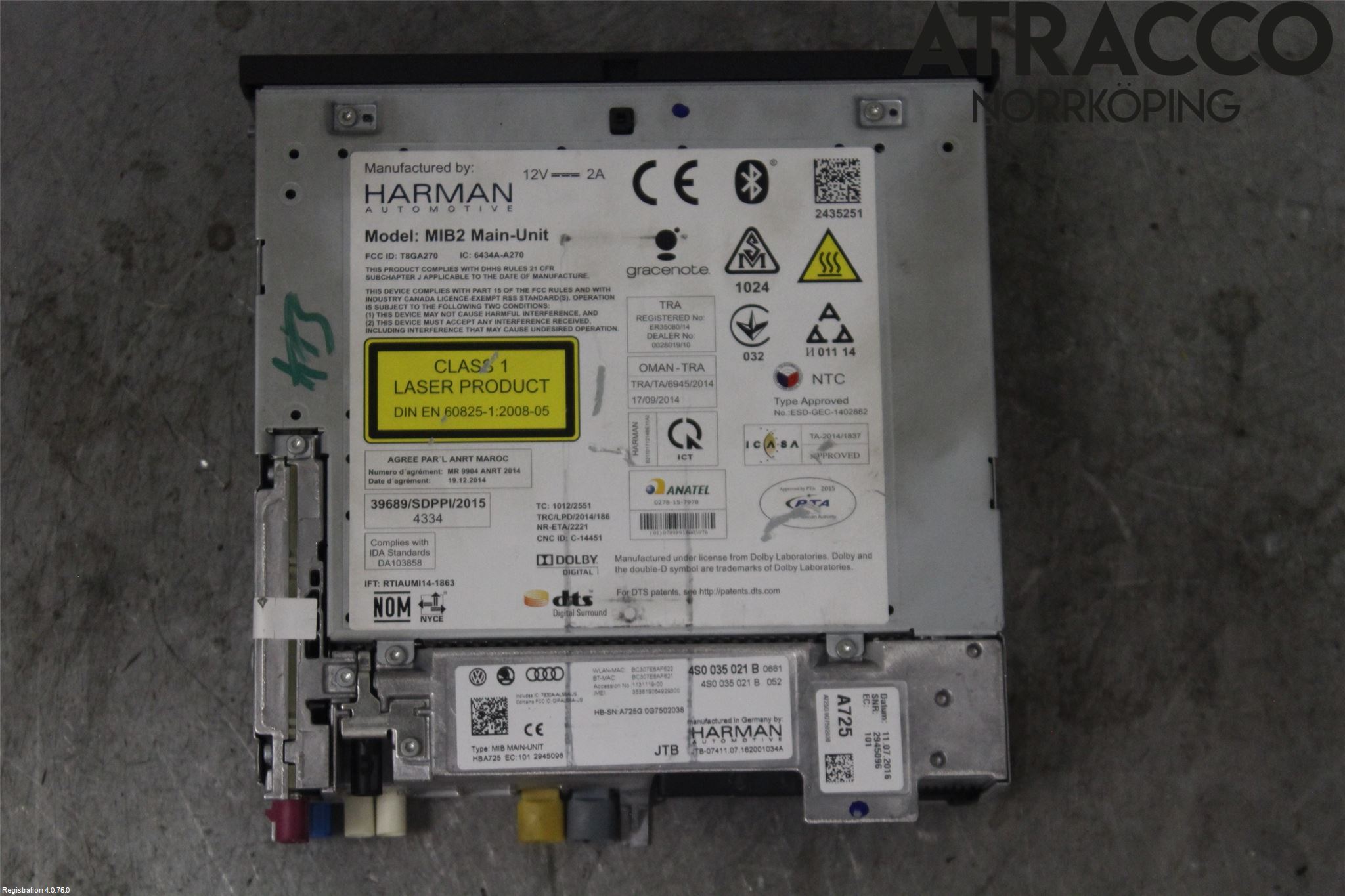 Audi R8 Cd Radio - Multimediapanel