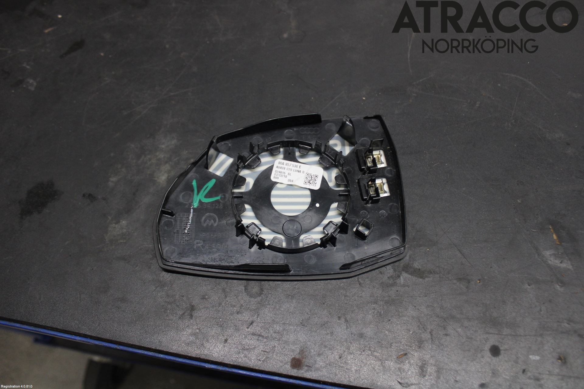 Audi Q5/SQ5 17- Spegelglas Hö