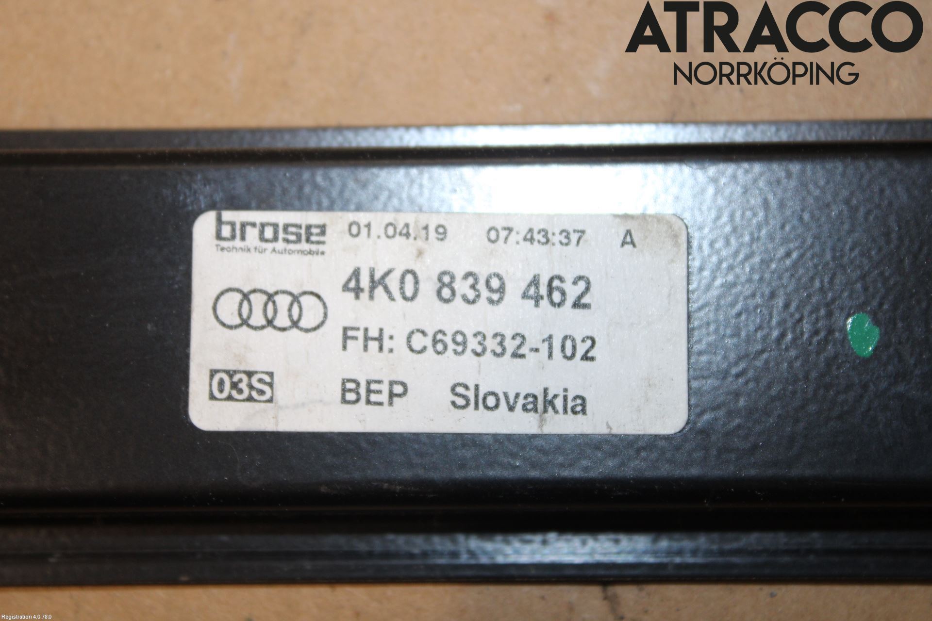 Audi A6 F2/C8 19- Fönsterhiss El Kompl