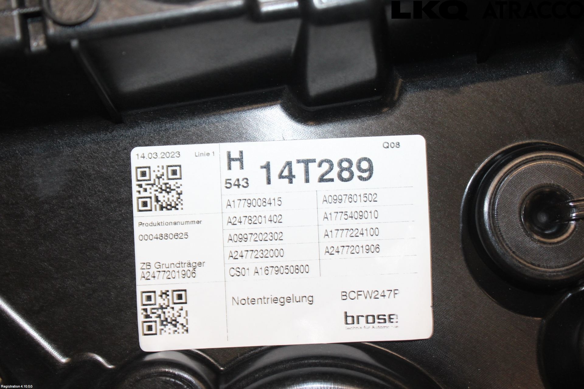 Mercedes-Benz MB EQA (H243) 21- Fönsterhiss El Kompl