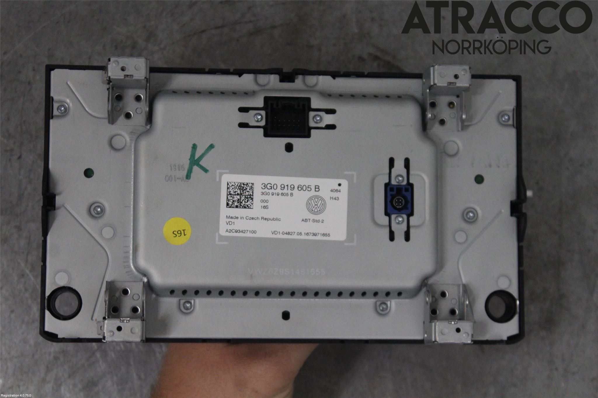 Volkswagen VW PASSAT 15-19 Multifunktionsdisplay