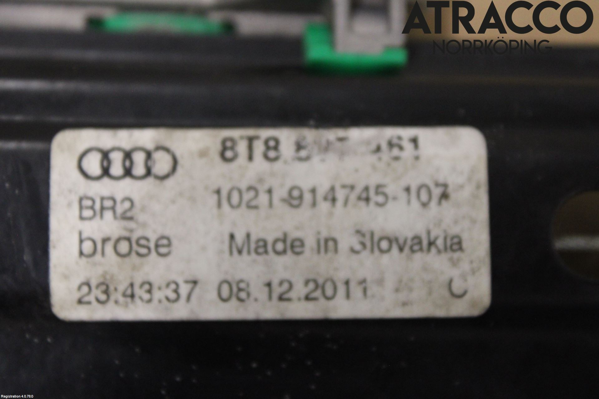 Audi A5 07-16 Fönsterhiss El Kompl