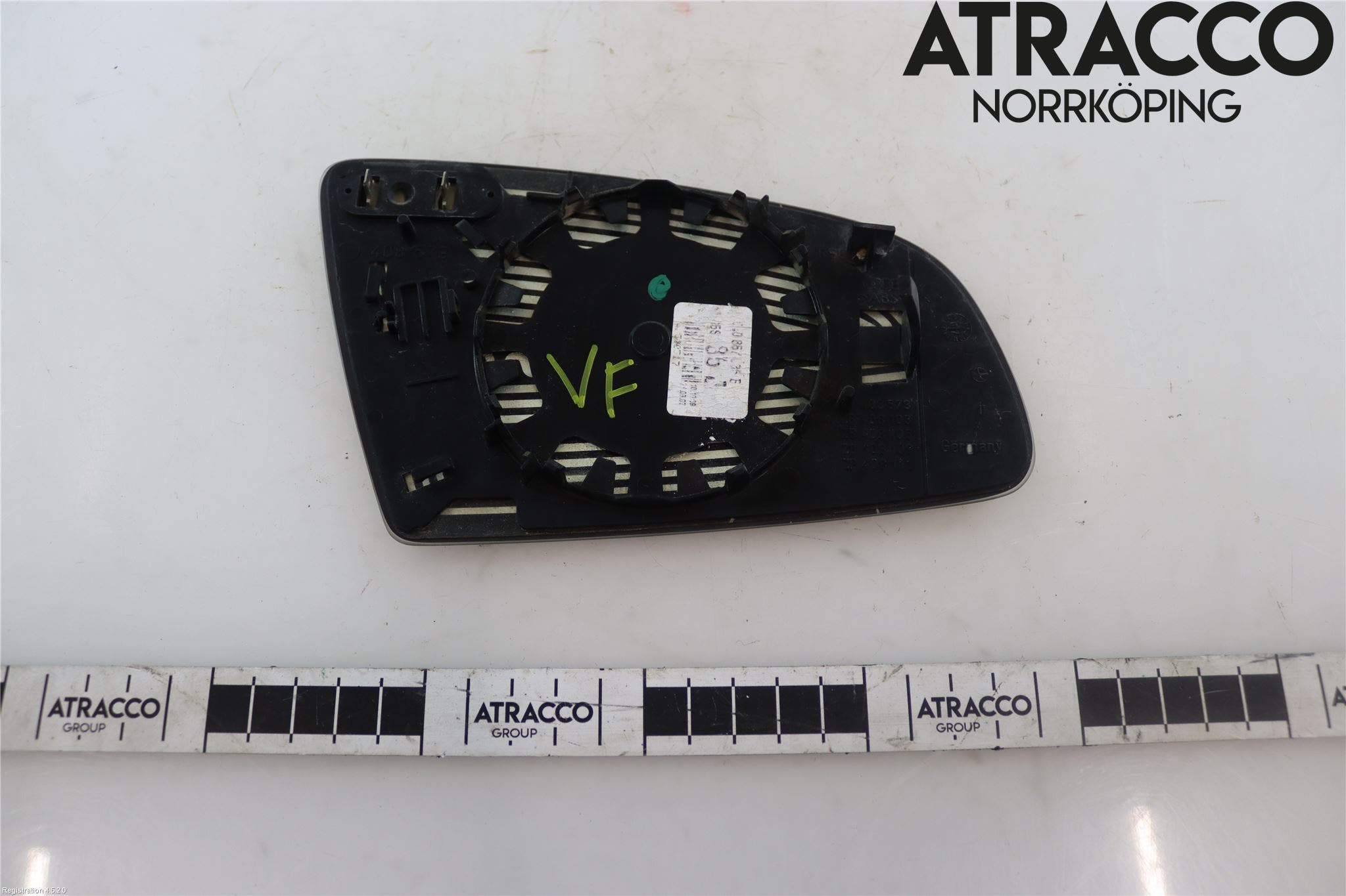 Audi A4/S4 05-07 Spegelglas Vä
