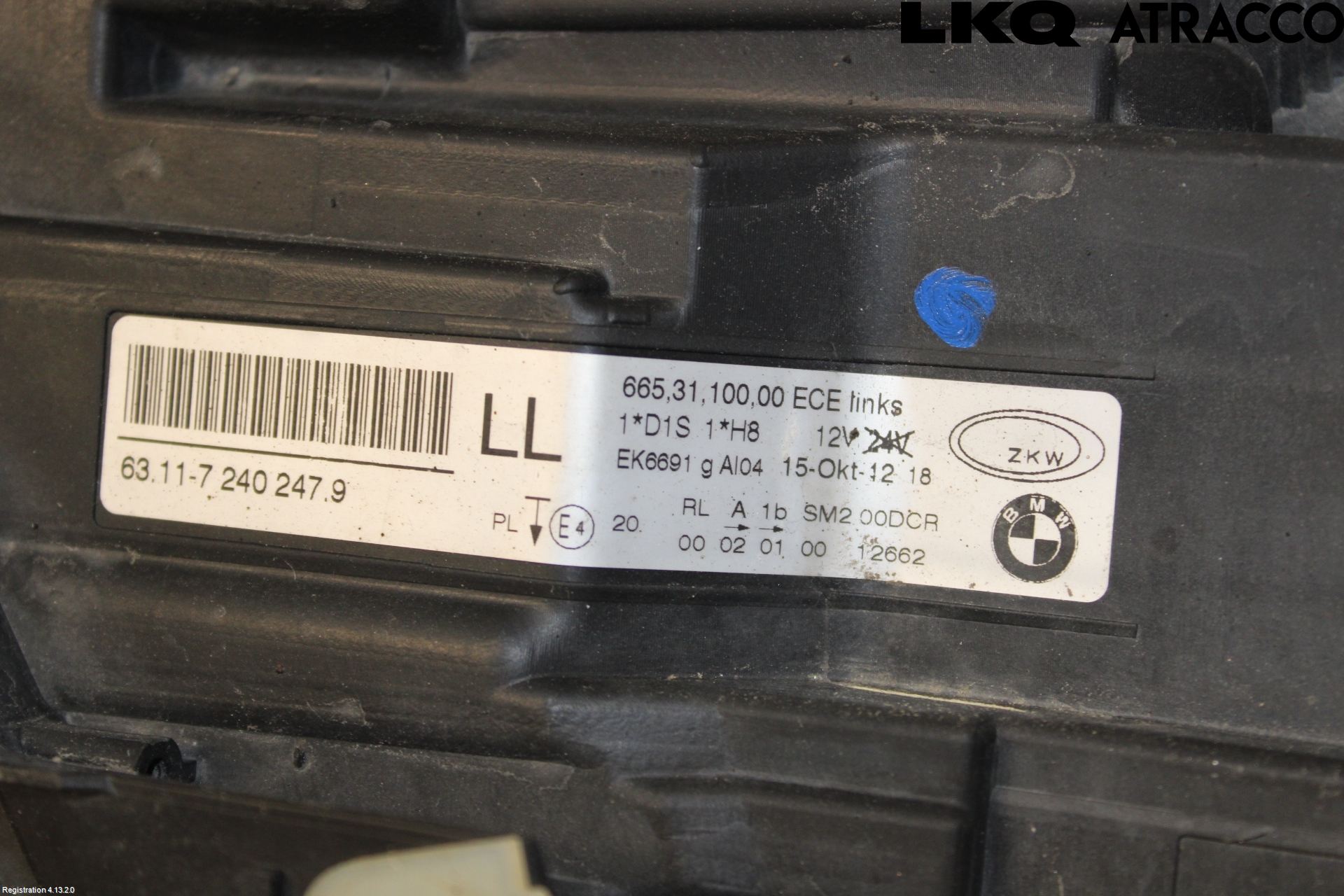 BMW 3 E90/91 SED/TOU 05-12 Strålkastare Vänster
