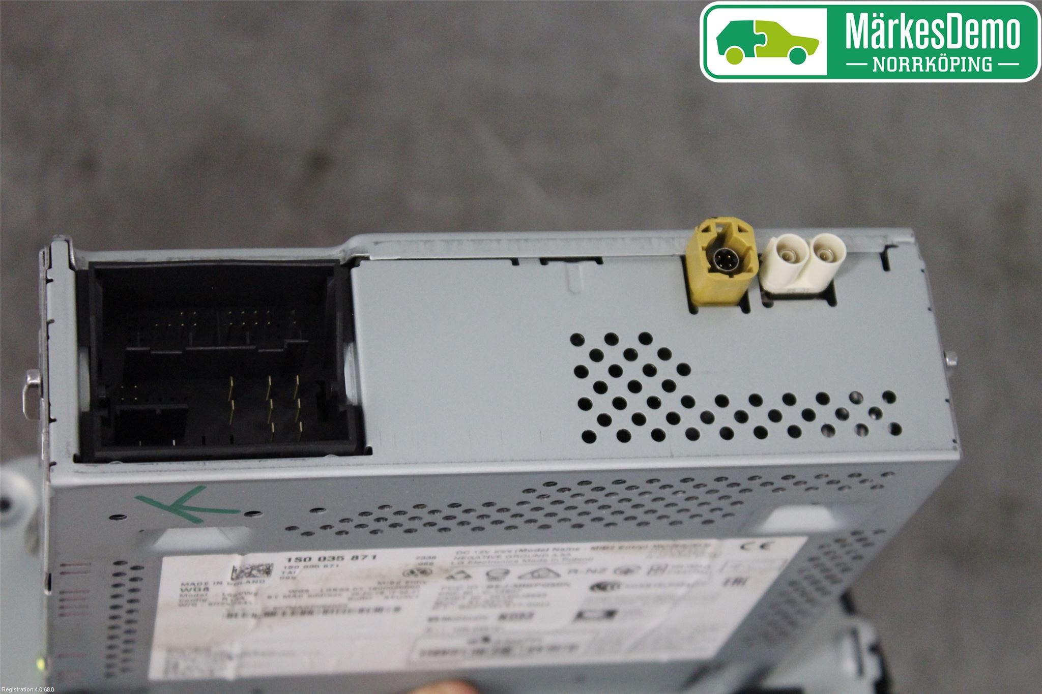 Volkswagen VW UP! / E-UP! Cd Radio - Multimediapanel