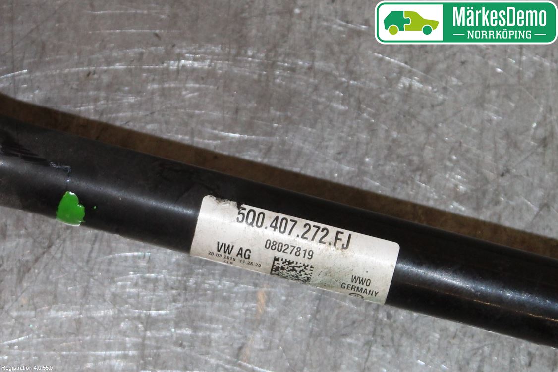 Volkswagen VW GOLF / E-GOLF VII 13-20 Drivaxel Fram Höger