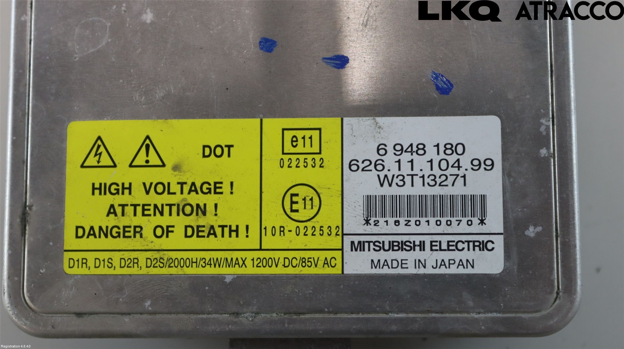 Volvo V70 08-13 Styrenhet Strålkastare