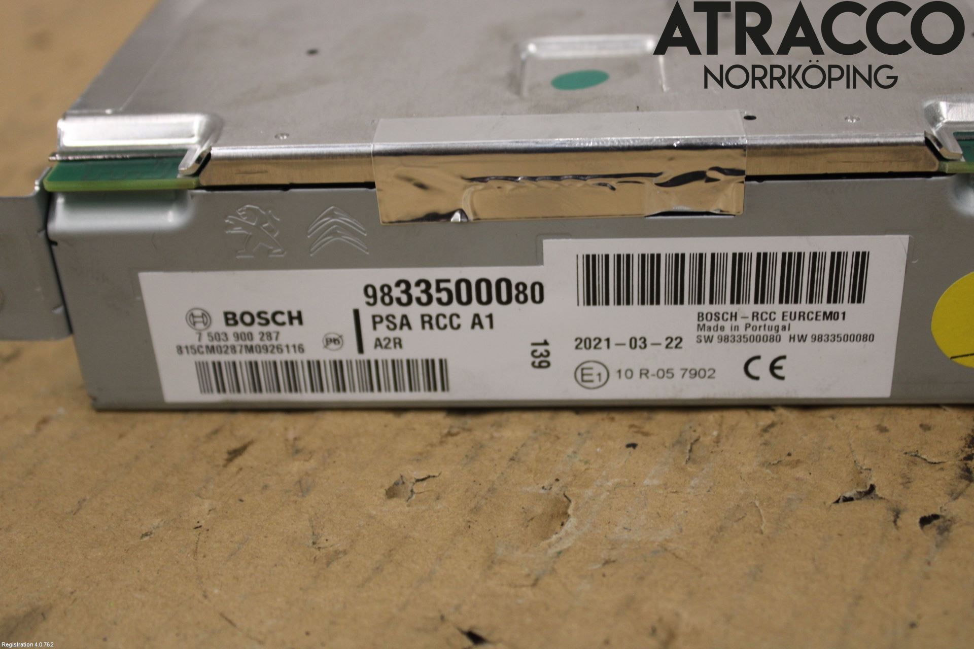 Peugeot 208/E-208 20- Radio-Stereo Förstärkare