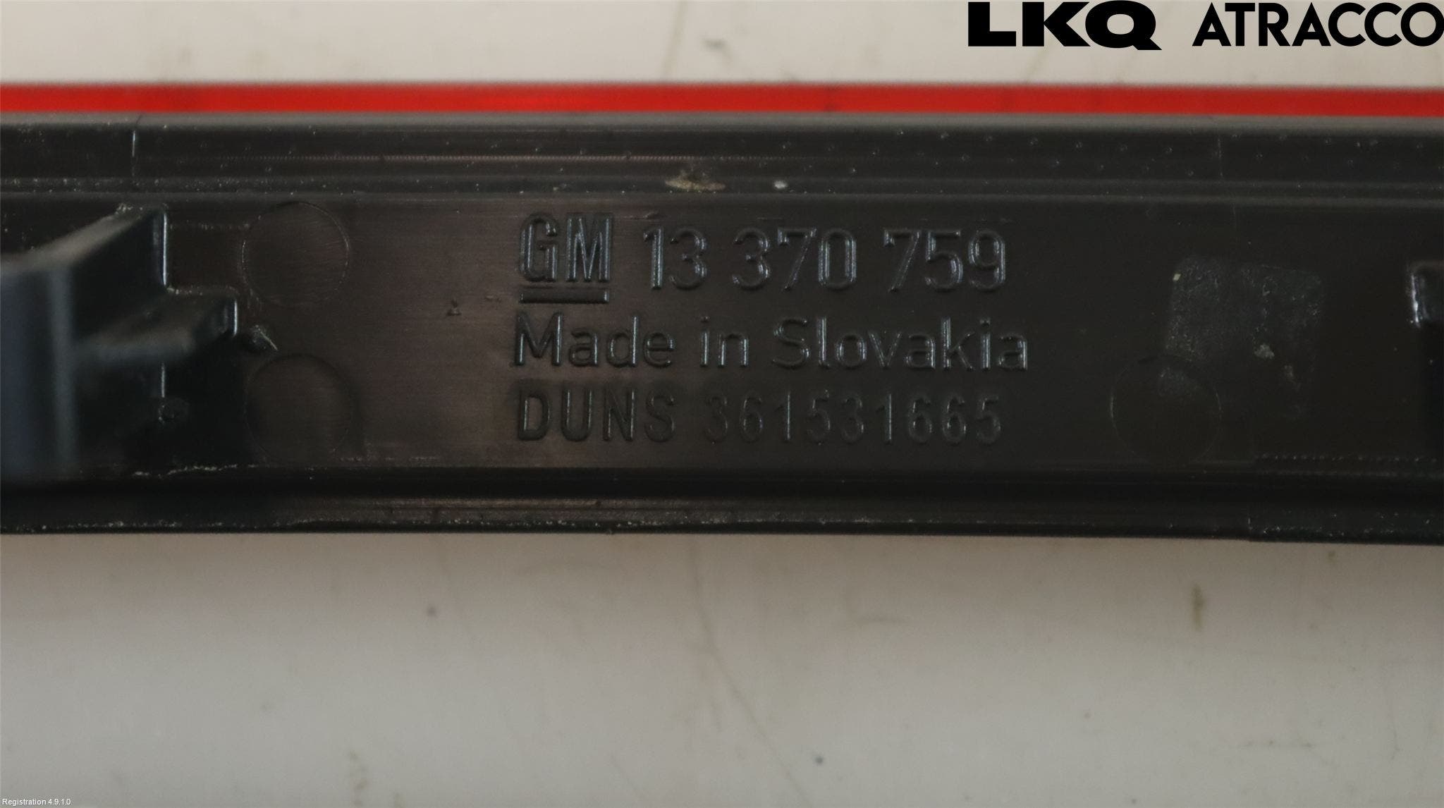 Opel ASTRA J 10-15 Dimljus/Reflex Bak