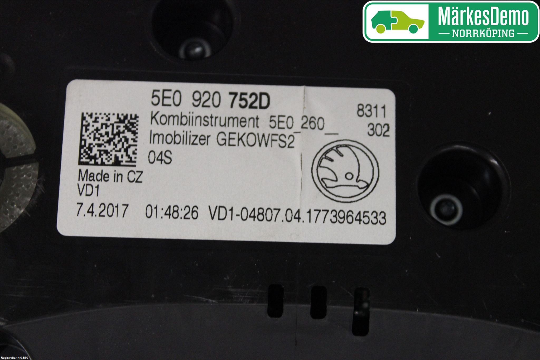Skoda OCTAVIA (5E) 13-20 Instrument Komb