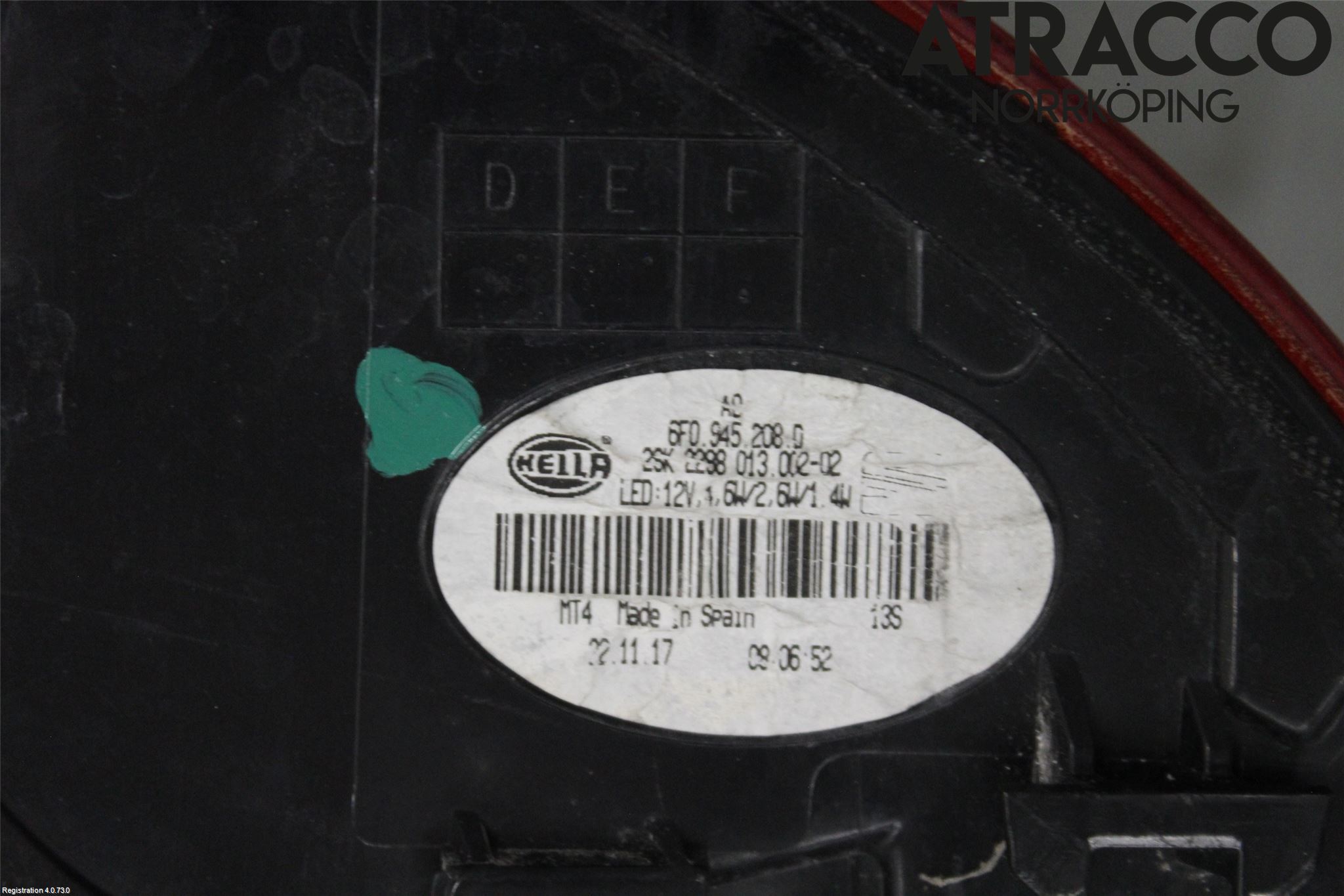 Seat IBIZA V 17-20 Bakljus Höger