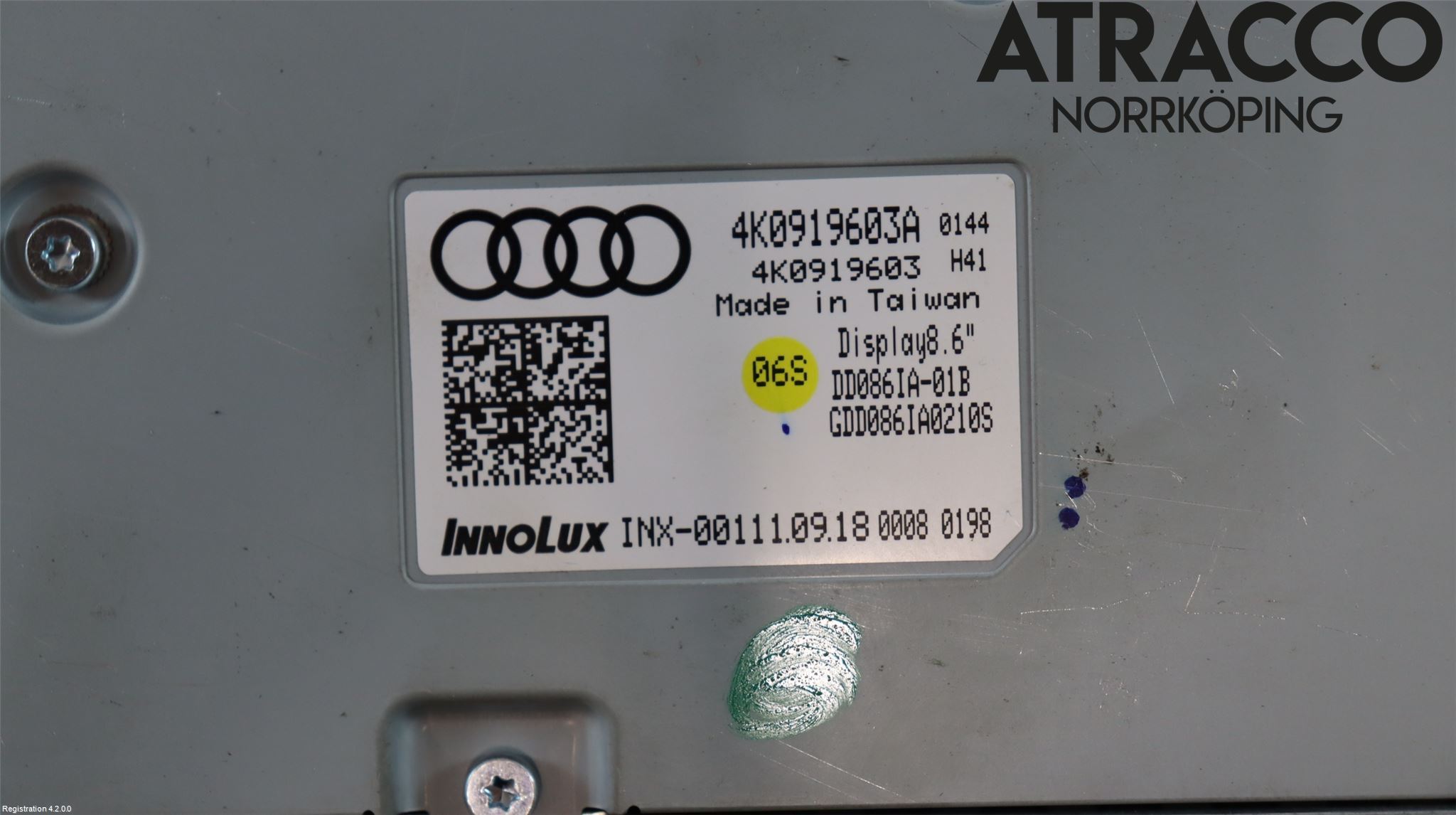 Audi A6 F2/C8 19- Bildskärm