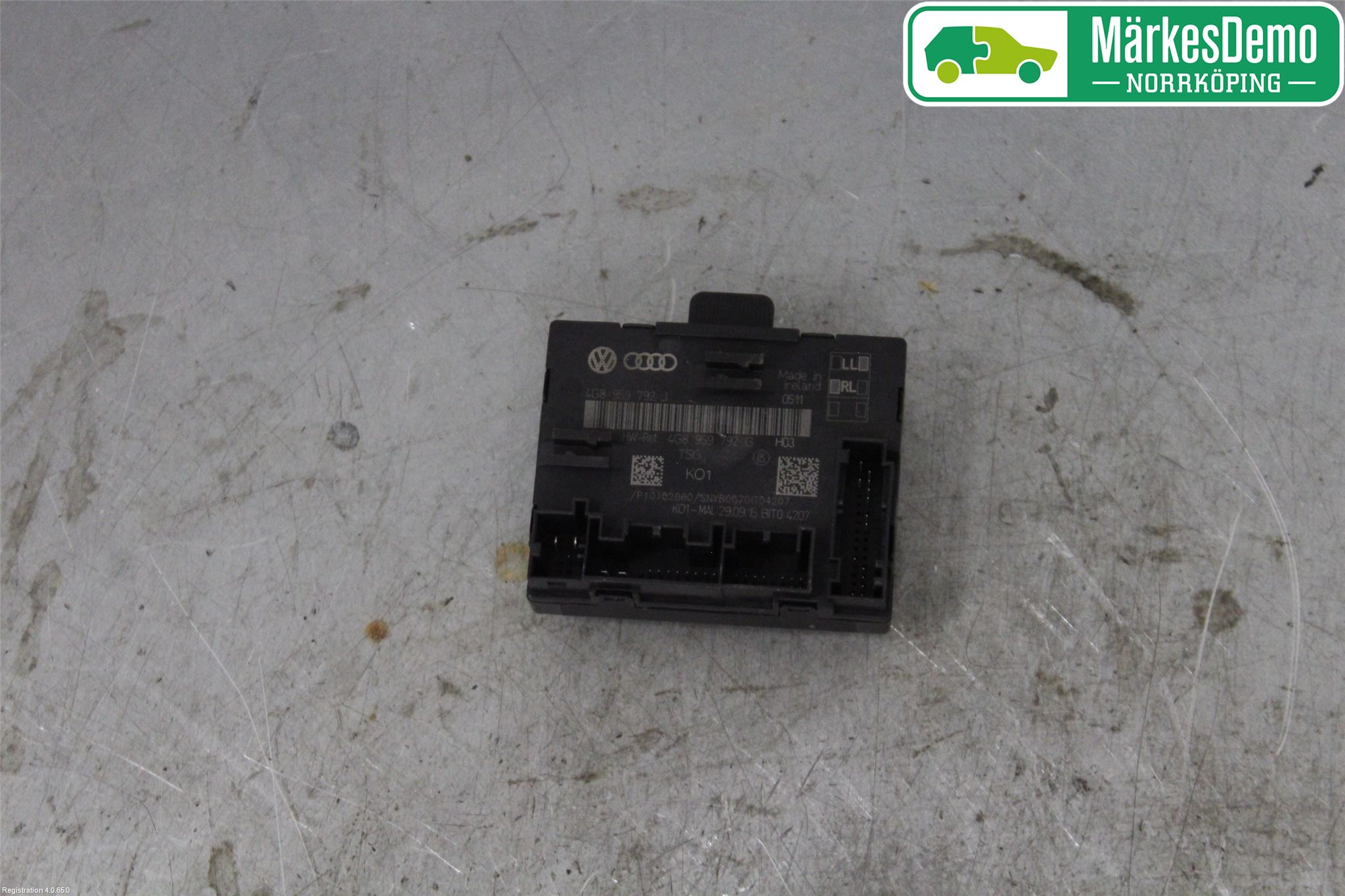 Audi A7/S7 4G 11-17 Styrenhet Dörr