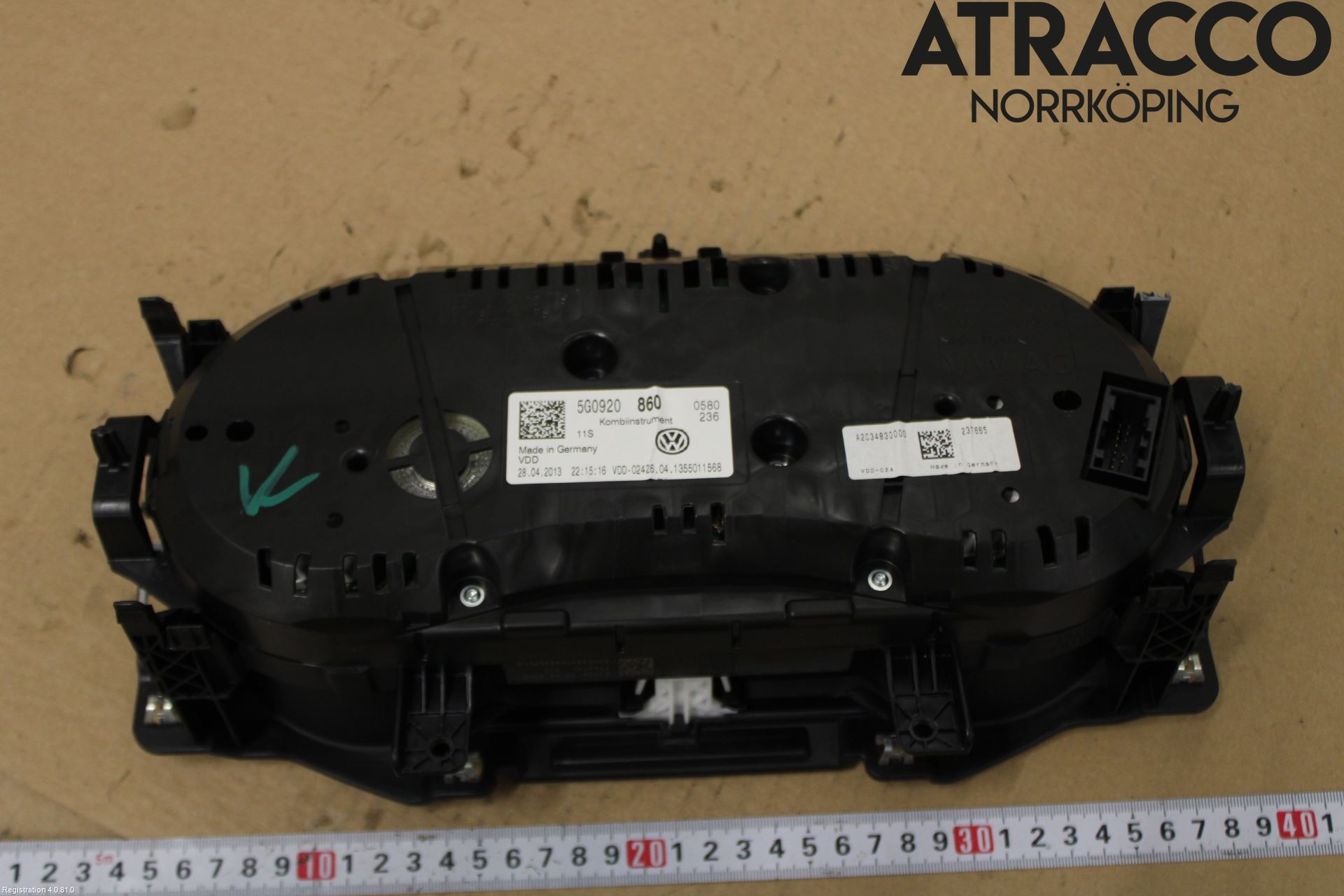 Volkswagen VW GOLF / E-GOLF VII 13-20 Instrument Komb
