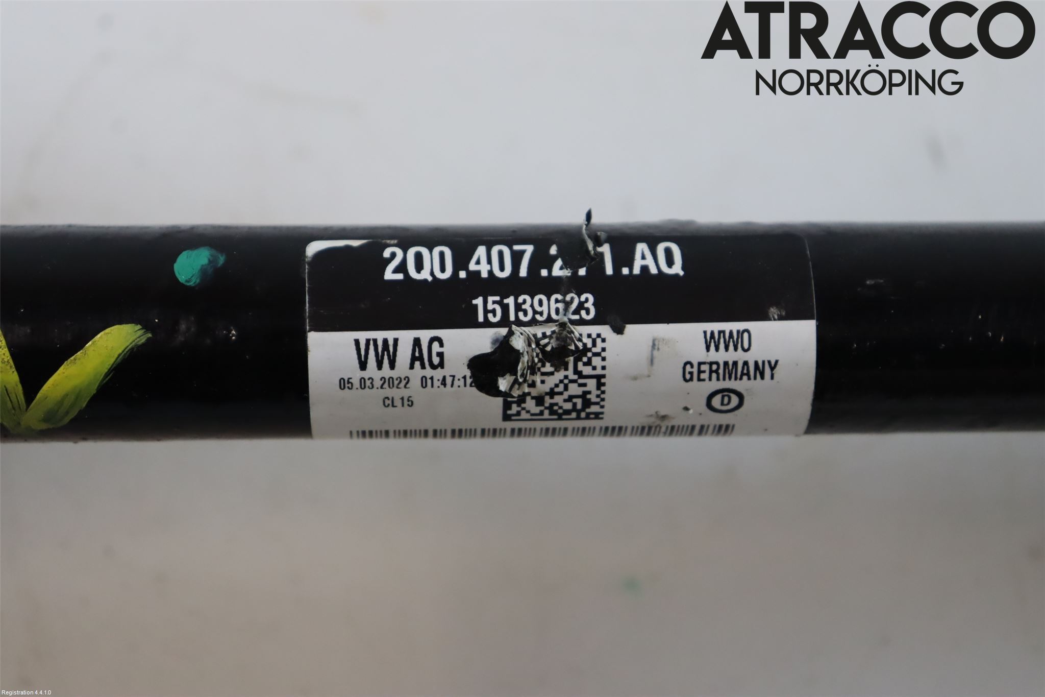 Audi A1 19- Drivaxel Fram Vänster