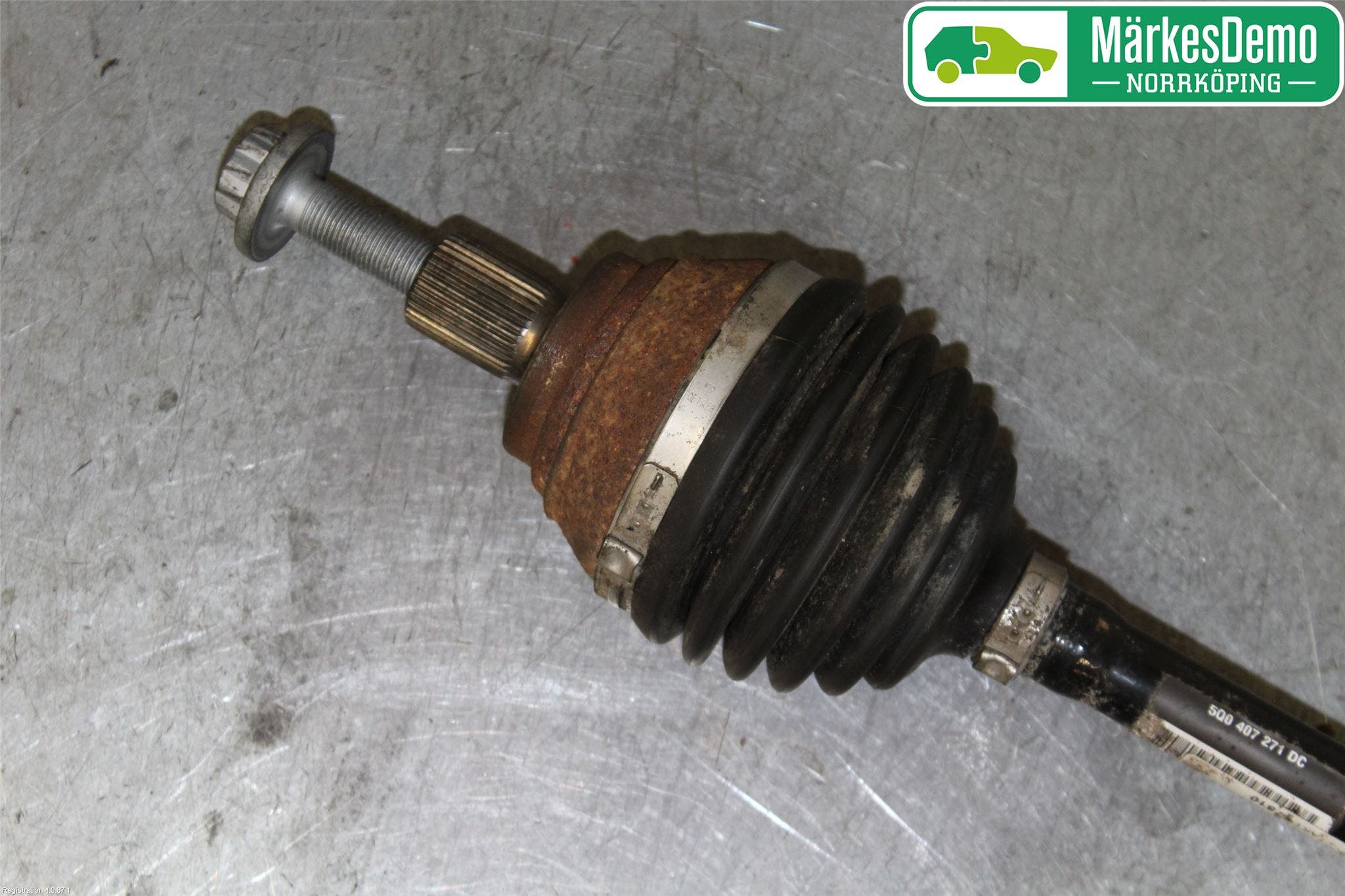 Volkswagen VW GOLF / E-GOLF VII 13-20 Drivaxel Fram Vänster