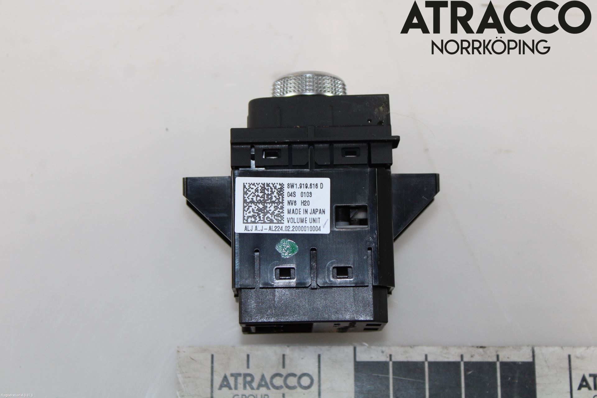 Audi A4/S4 B9 20- Strömställare Fader-Högtalare