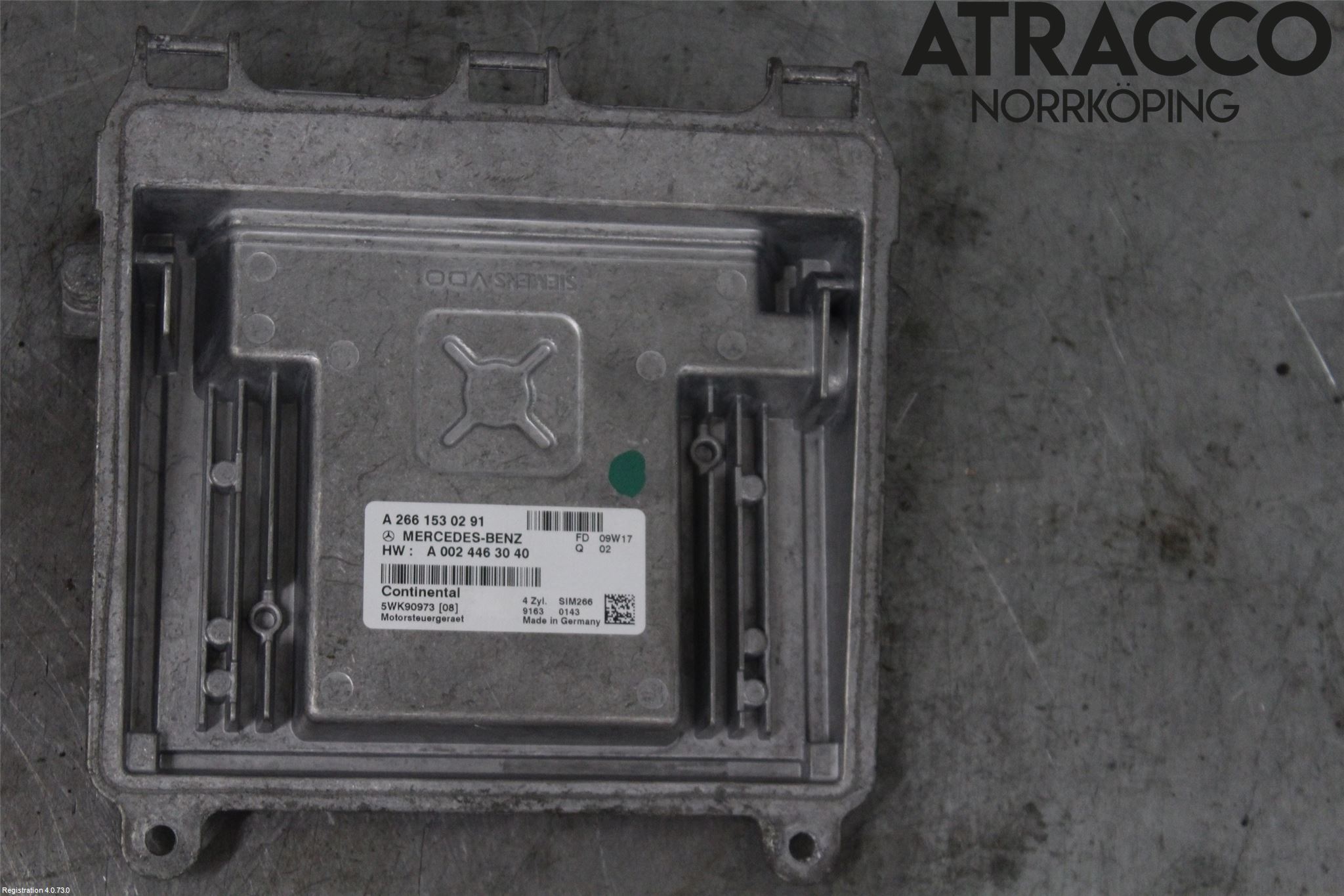 Mercedes-Benz MB B-KLASS (W245) 05-12 Styrenhet Insprut Bensin
