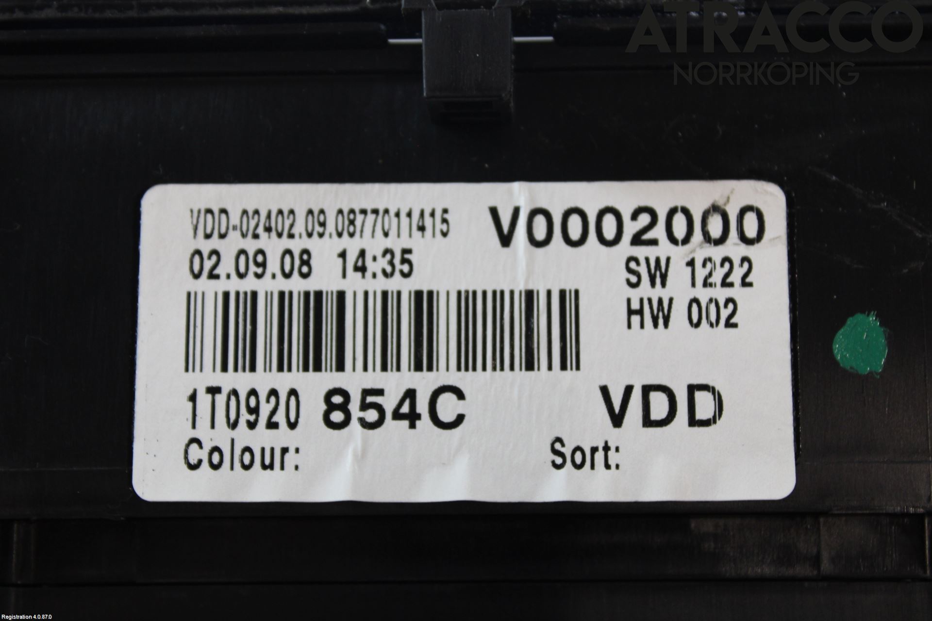Volkswagen VW CADDY      04-10 Instrument Komb