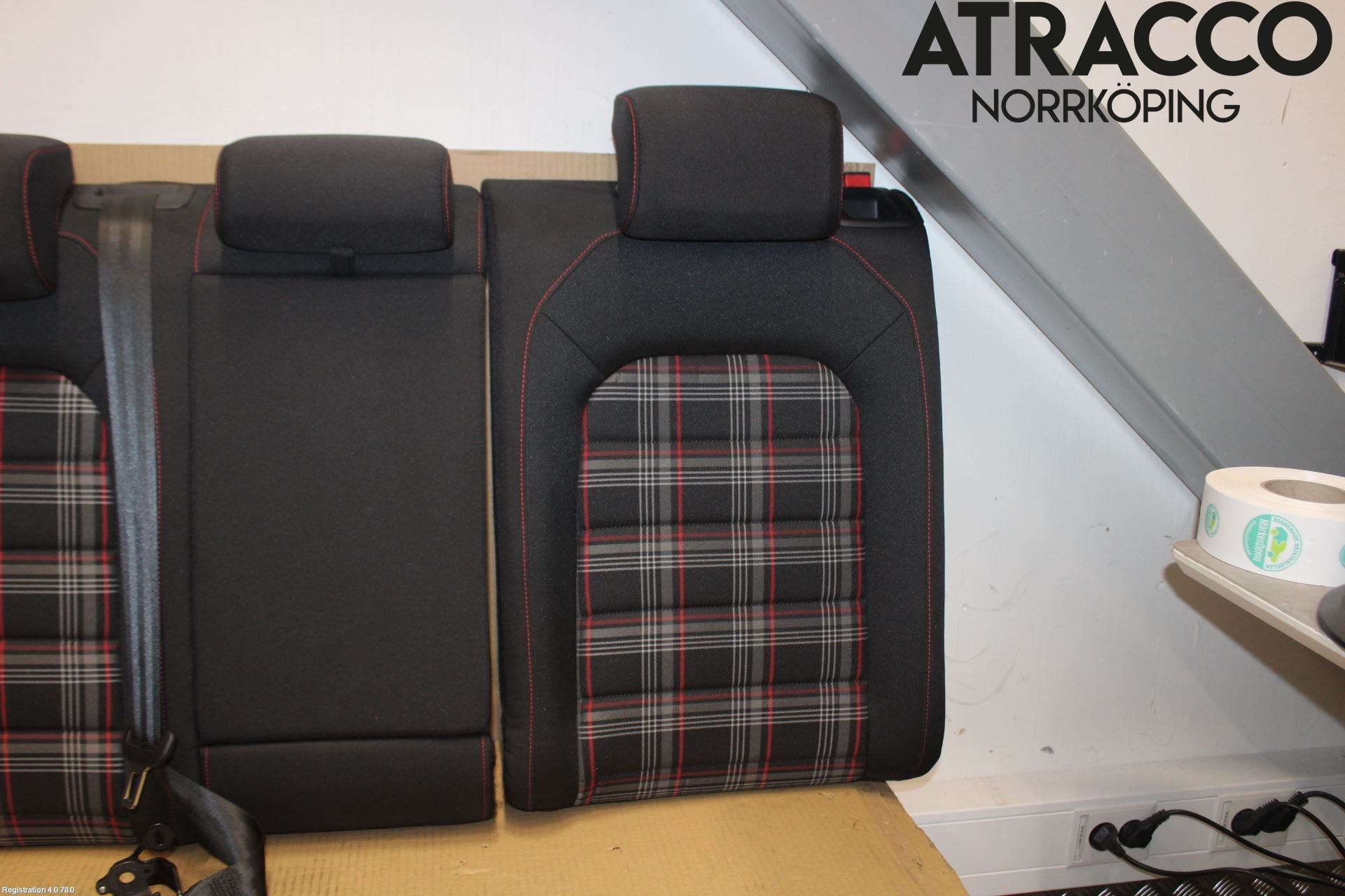 Volkswagen VW GOLF / E-GOLF VII 13-20 Inredning Ryggdyna Bak