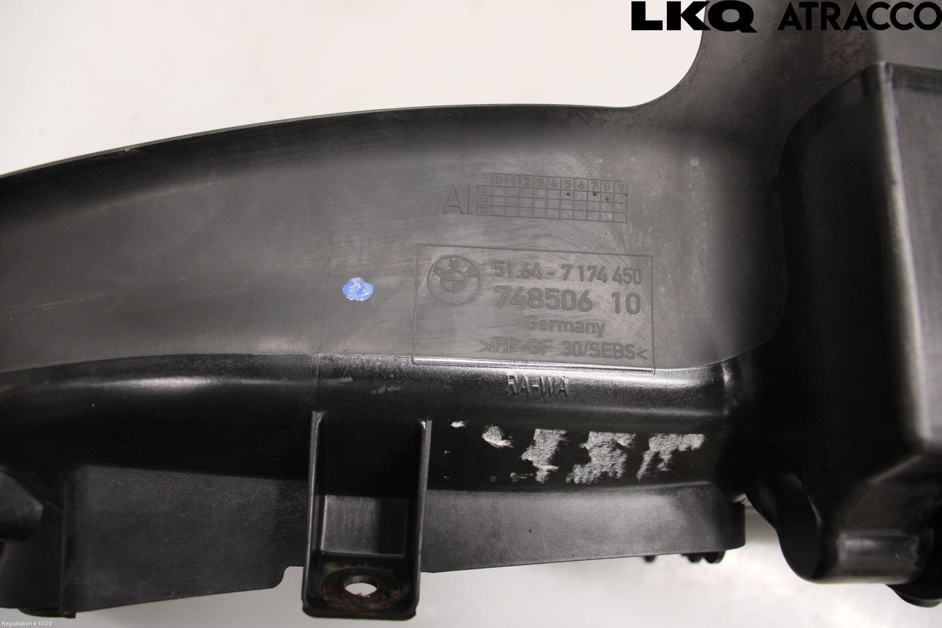 BMW 1 E87/81 5D/3D 03-11 Deflektor Plåt-Plast Kylning