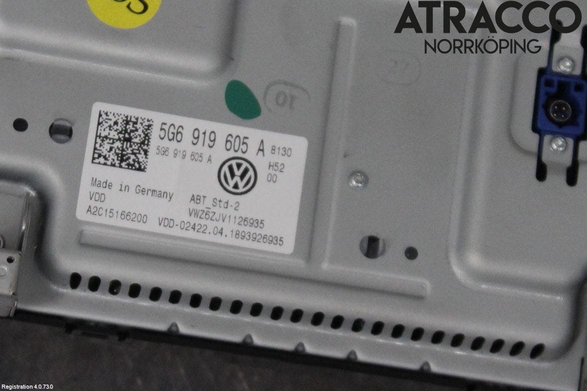 Volkswagen VW GOLF / E-GOLF VII 13-20 Multifunktionsdisplay