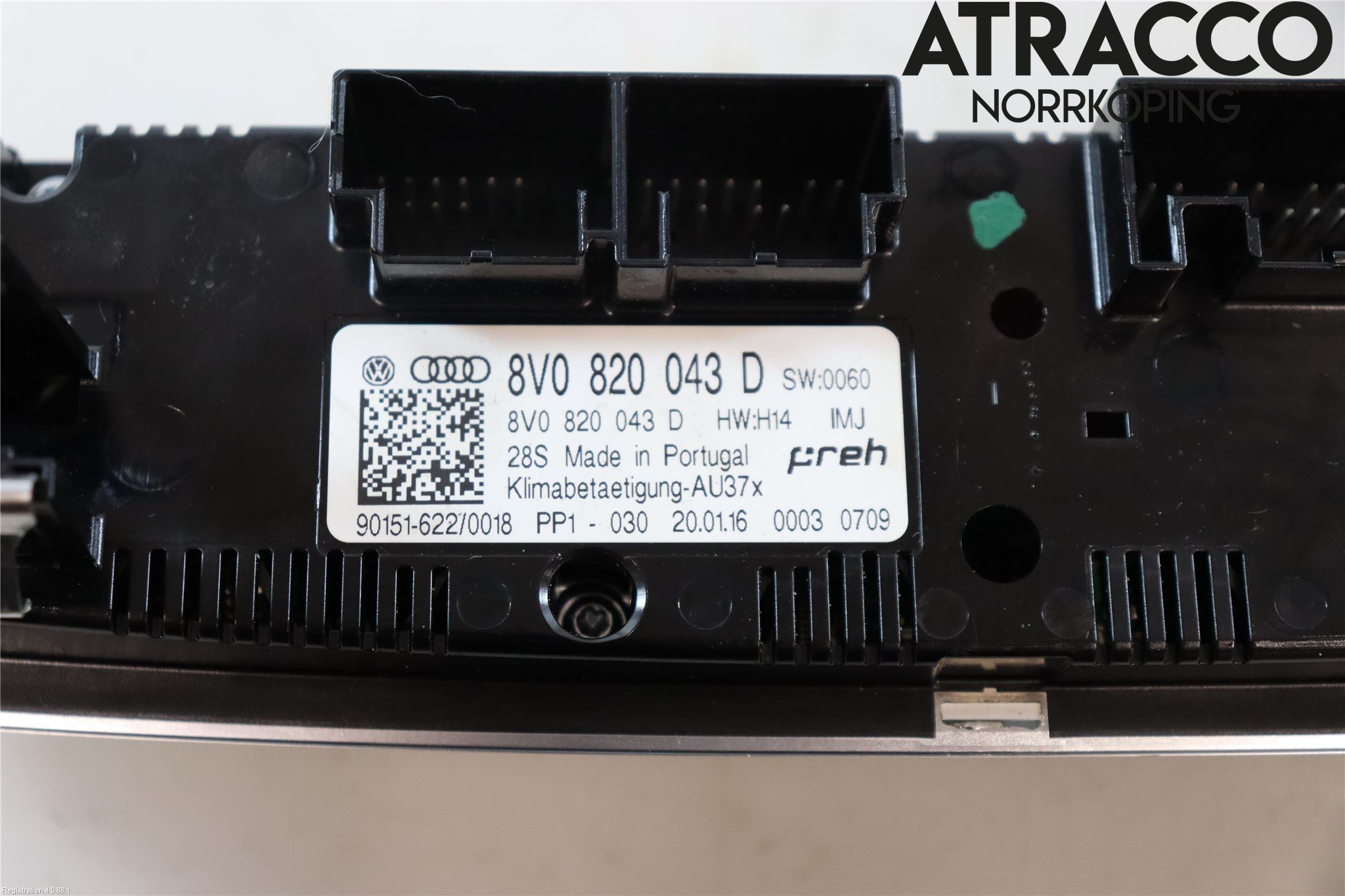 Audi A3/S3 8V 13-20 Värmereglage