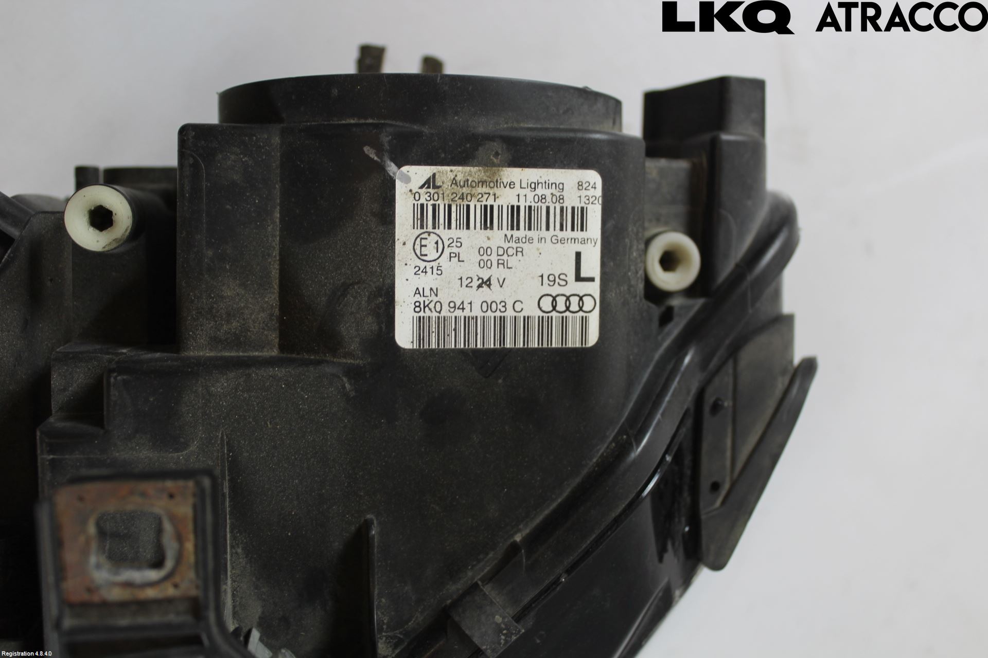 Audi A4/S4 08-11 Strålkastare Vänster