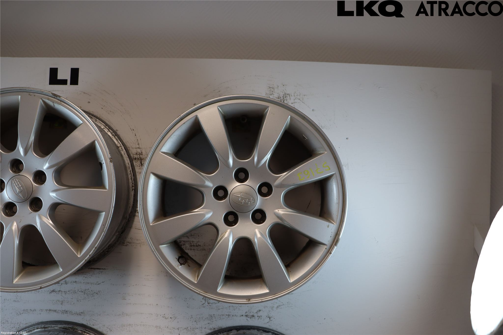 Subaru LEGACY 10-14 Fälgsats Aluminium