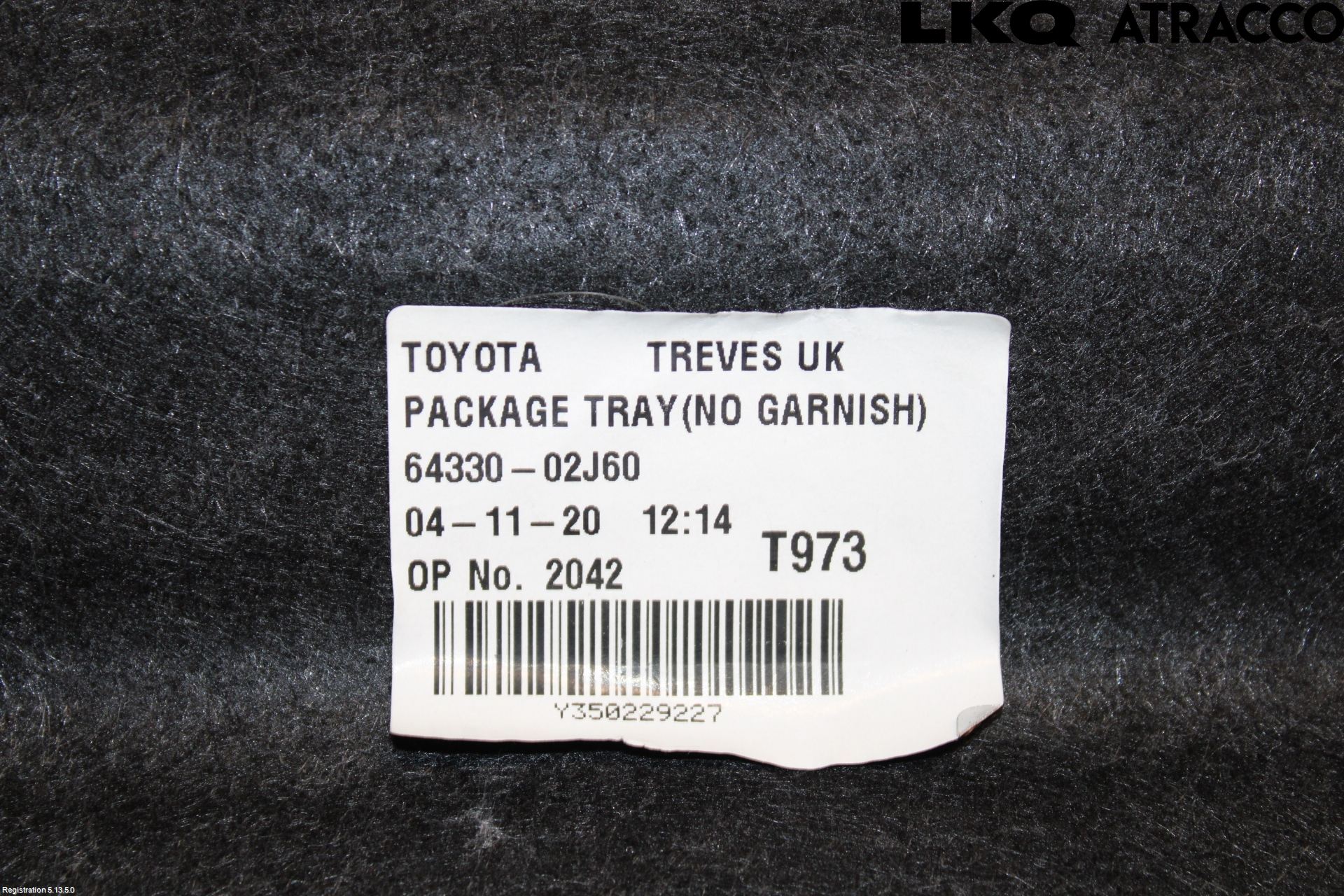 Toyota COROLLA 19- Hatthylla