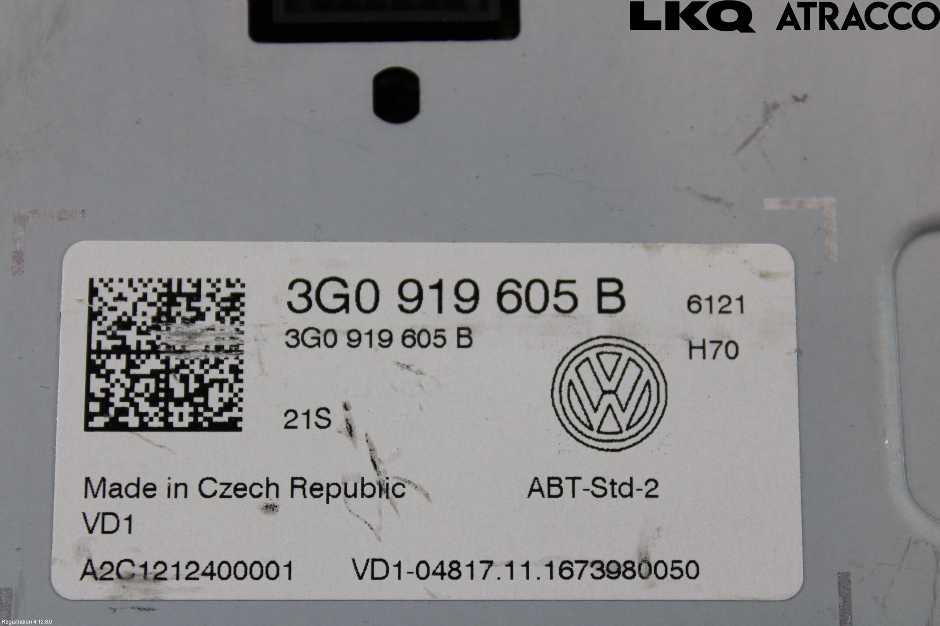 Volkswagen VW GOLF / E-GOLF VII 13-20 Multifunktionsdisplay