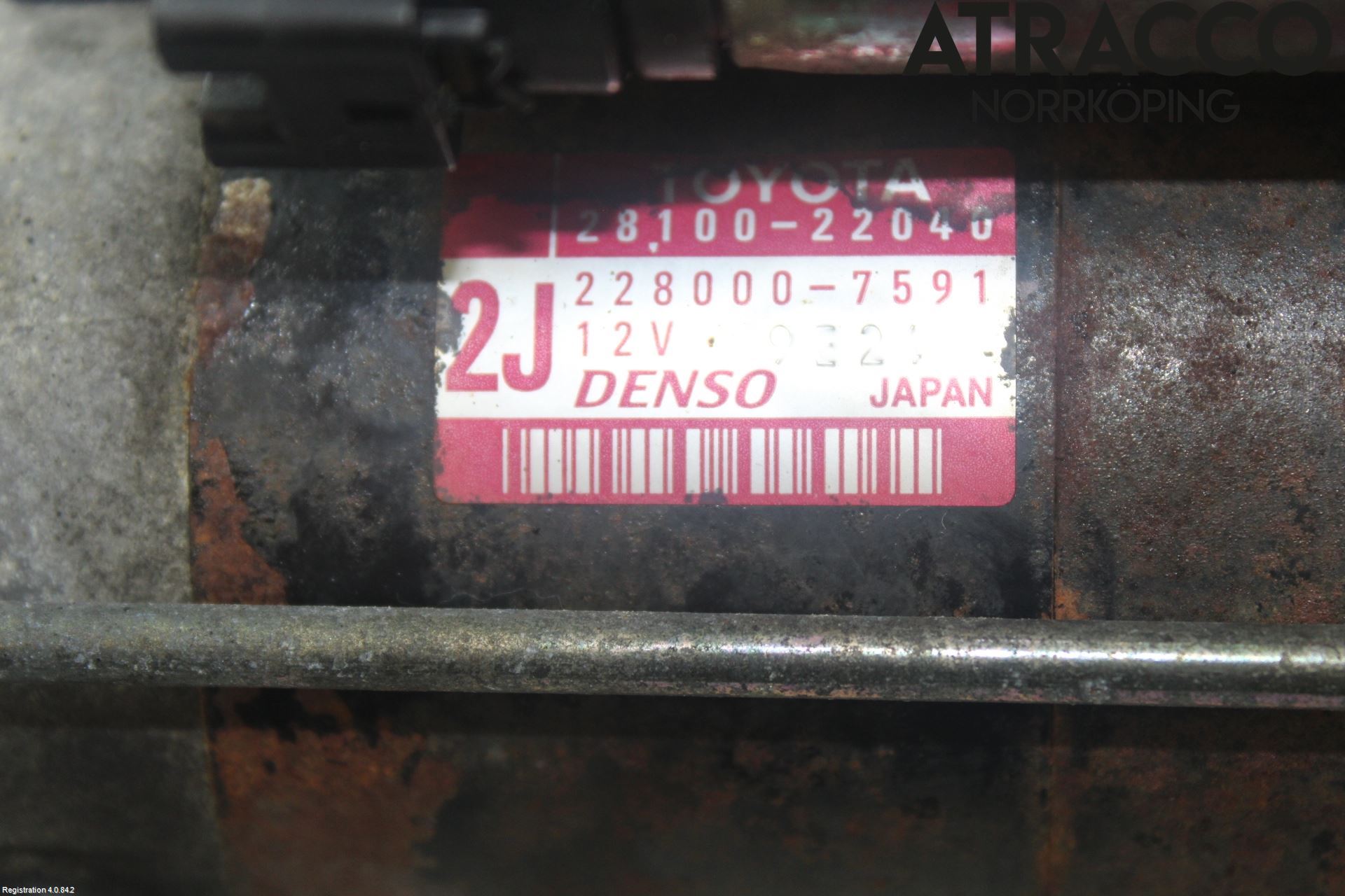 Toyota COROLLA 02-07 Startmotor