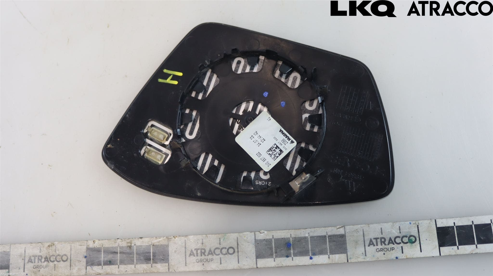 Skoda SUPERB 16-24 Spegelglas Hö