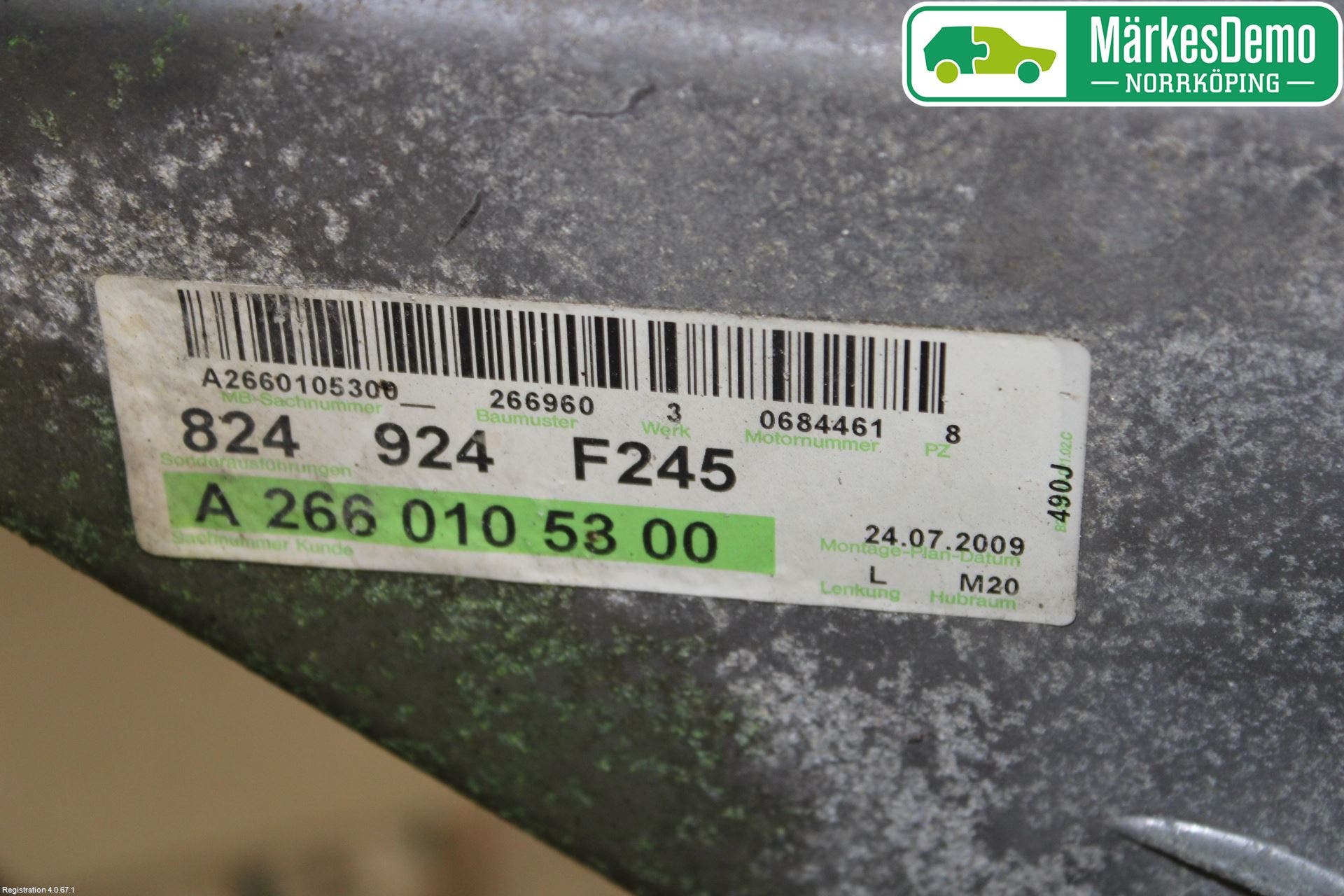 Mercedes-Benz MB B-KLASS (W245) 05-12 Motor Bensin