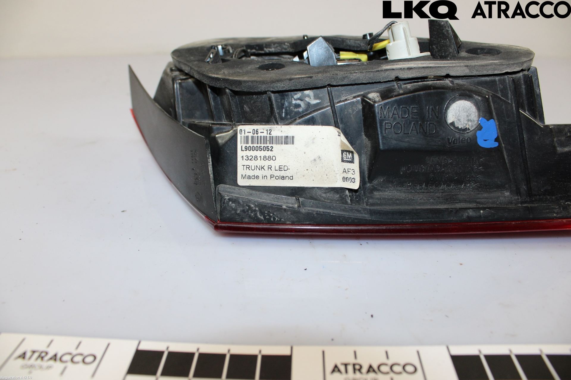 Opel ASTRA J 10-15 Bakljus Lucka Hö