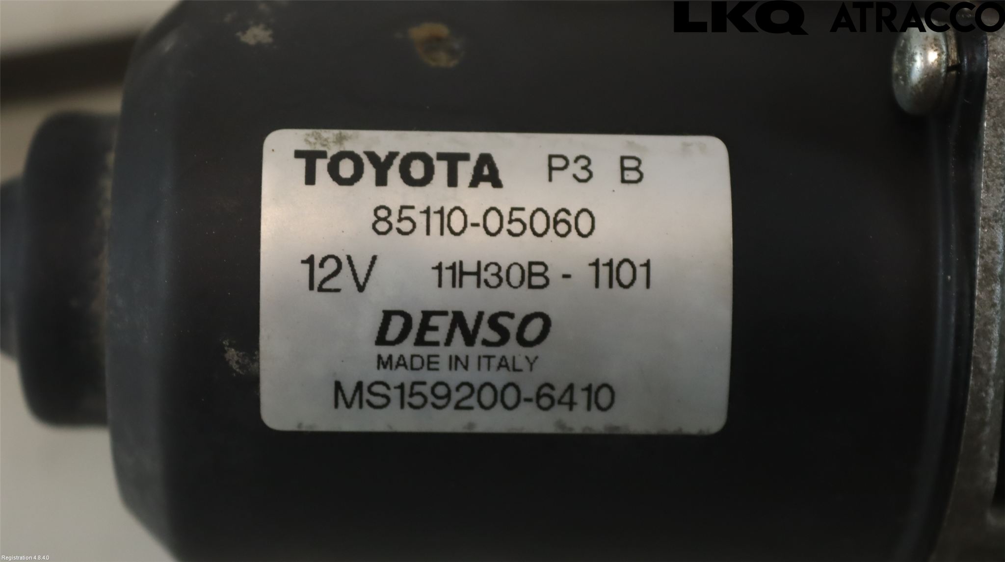 Toyota AVENSIS 07-08 Torkarmekanism Vindruta