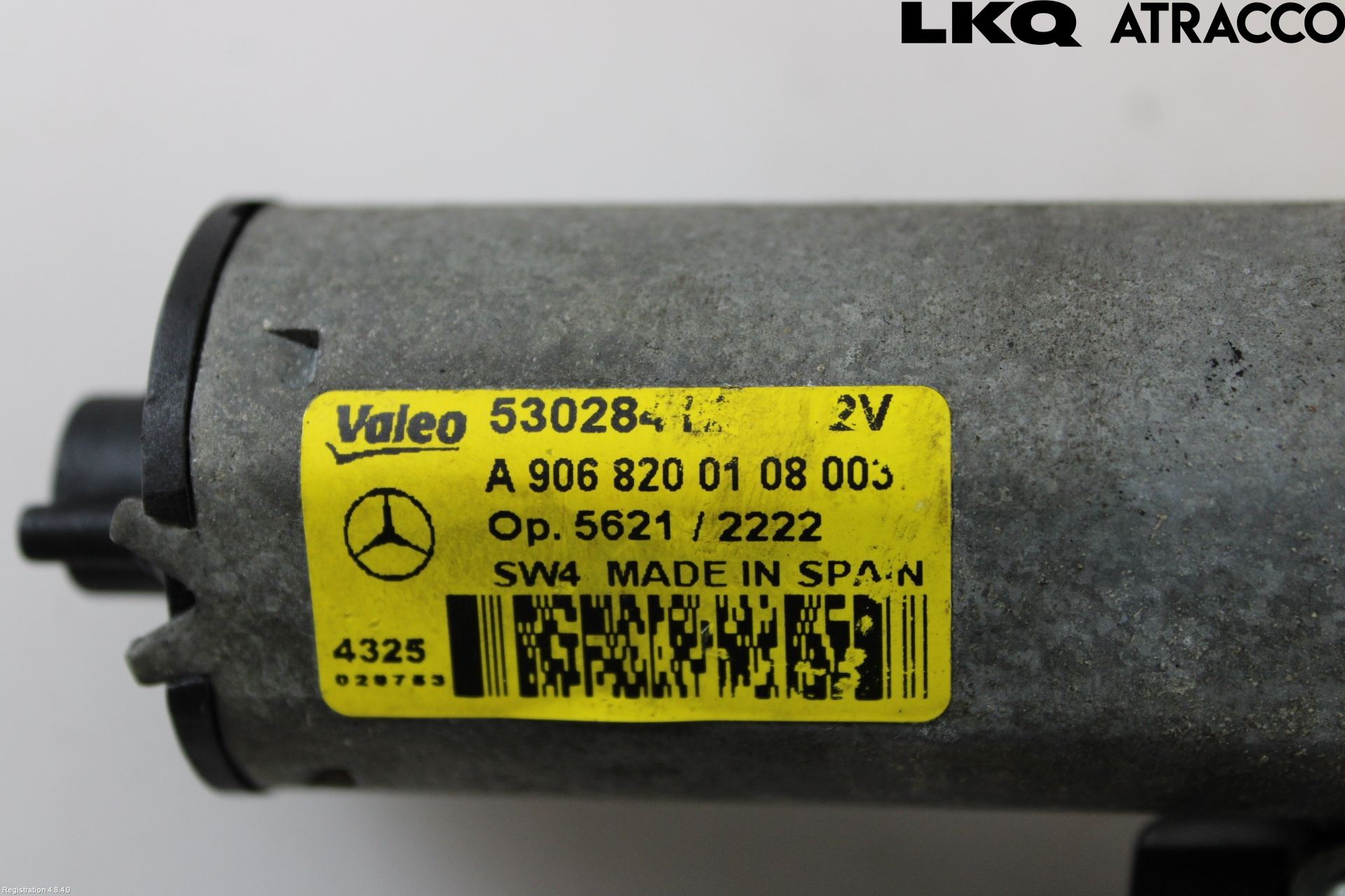 Mercedes-Benz MB SPRINTER (W906) 06-18 Torkarmotor Baklucka